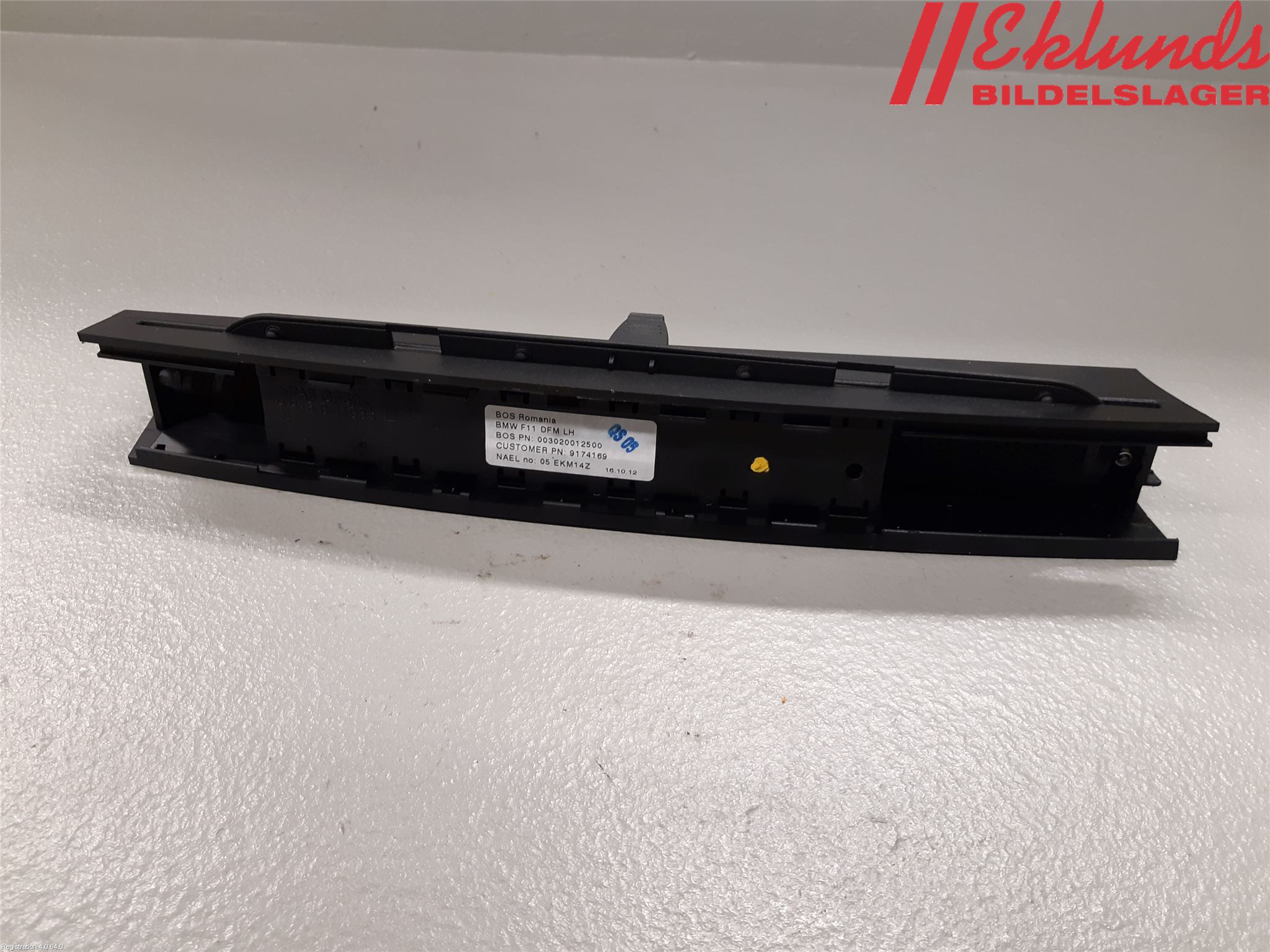 BMW 5 F10/F11/F18 09-17 Solskydd