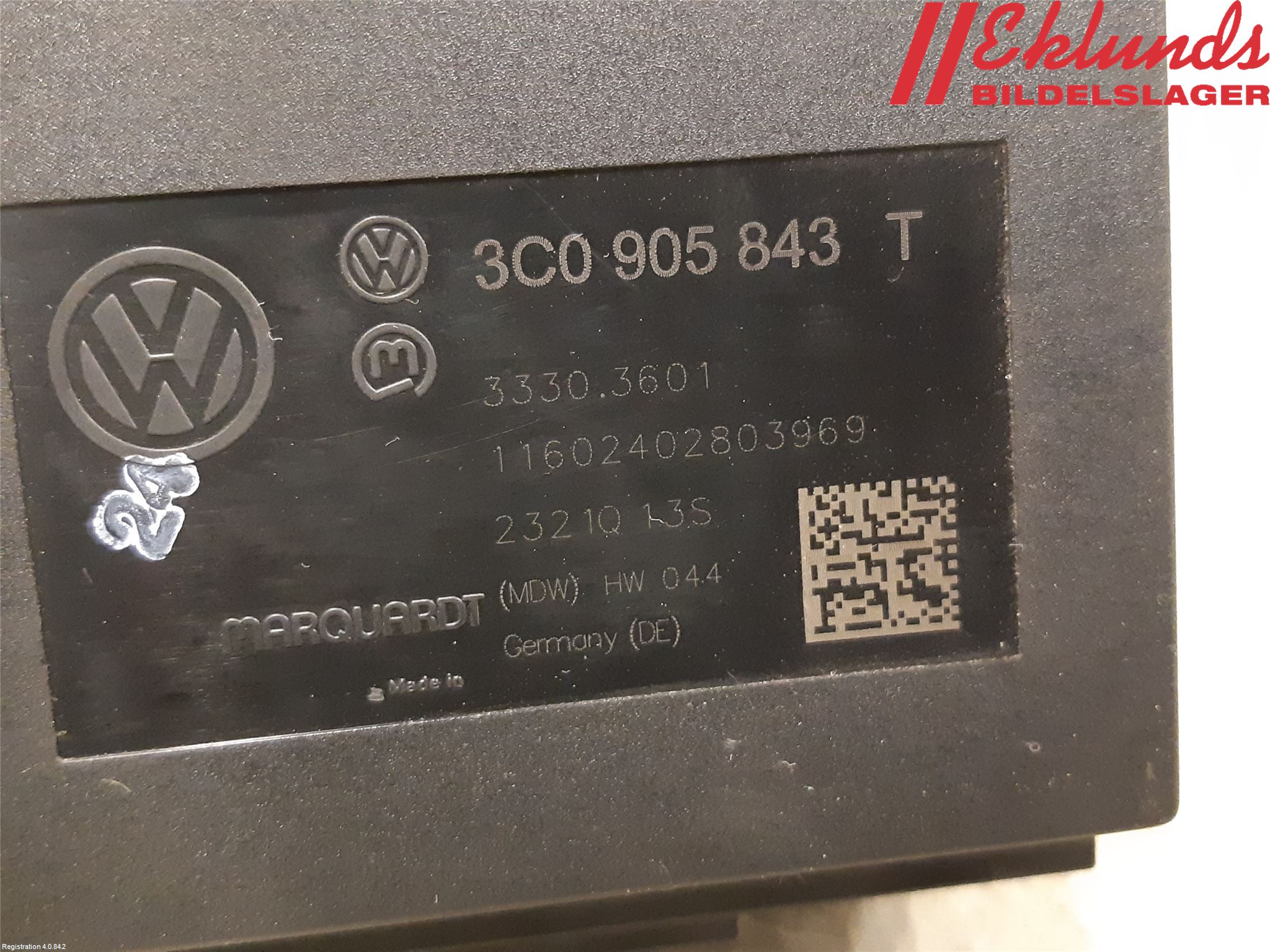 Volkswagen VW PASSAT 11-14 Rattlås-Tändlås Elektrisk