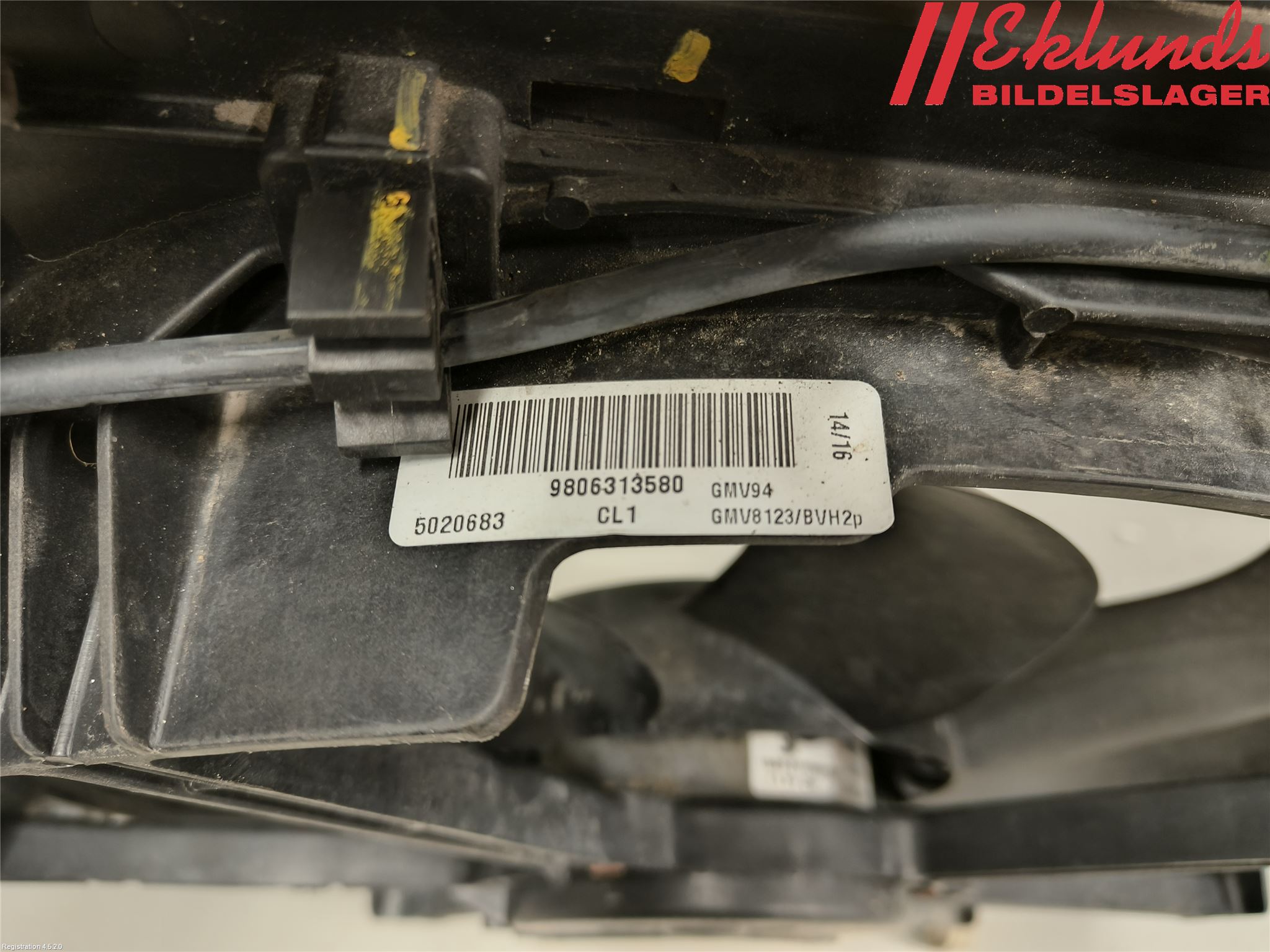 Peugeot 308 14-21 Kylfläktkåpa