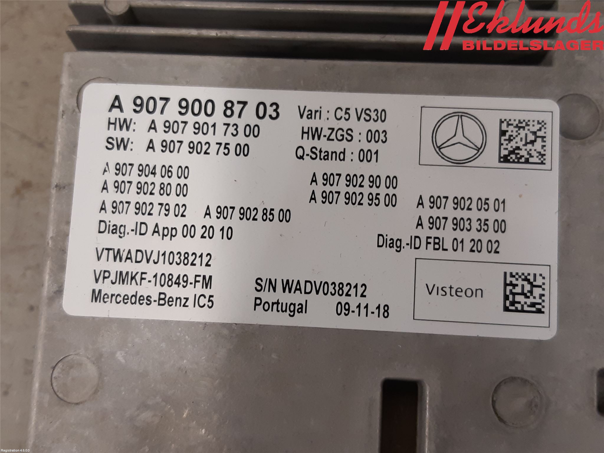 Mercedes-Benz MB SPRINTER (W907/W910) 19- Cd Radio - Multimediapanel