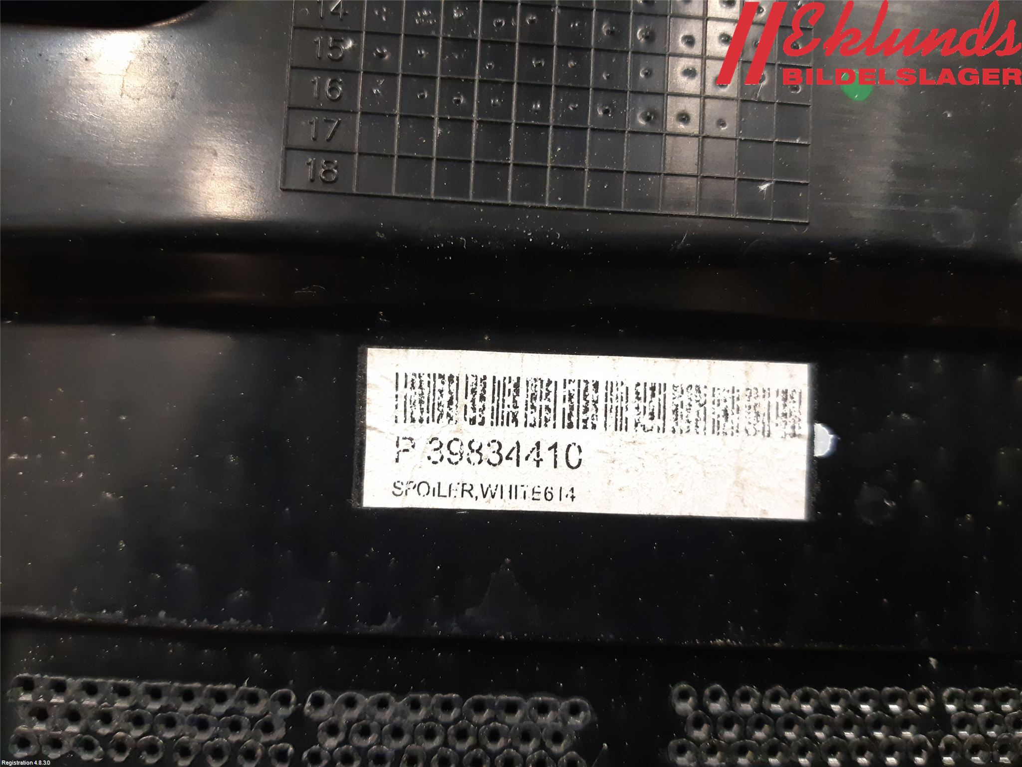 Volvo V60 14-18 Spoiler Baklucka