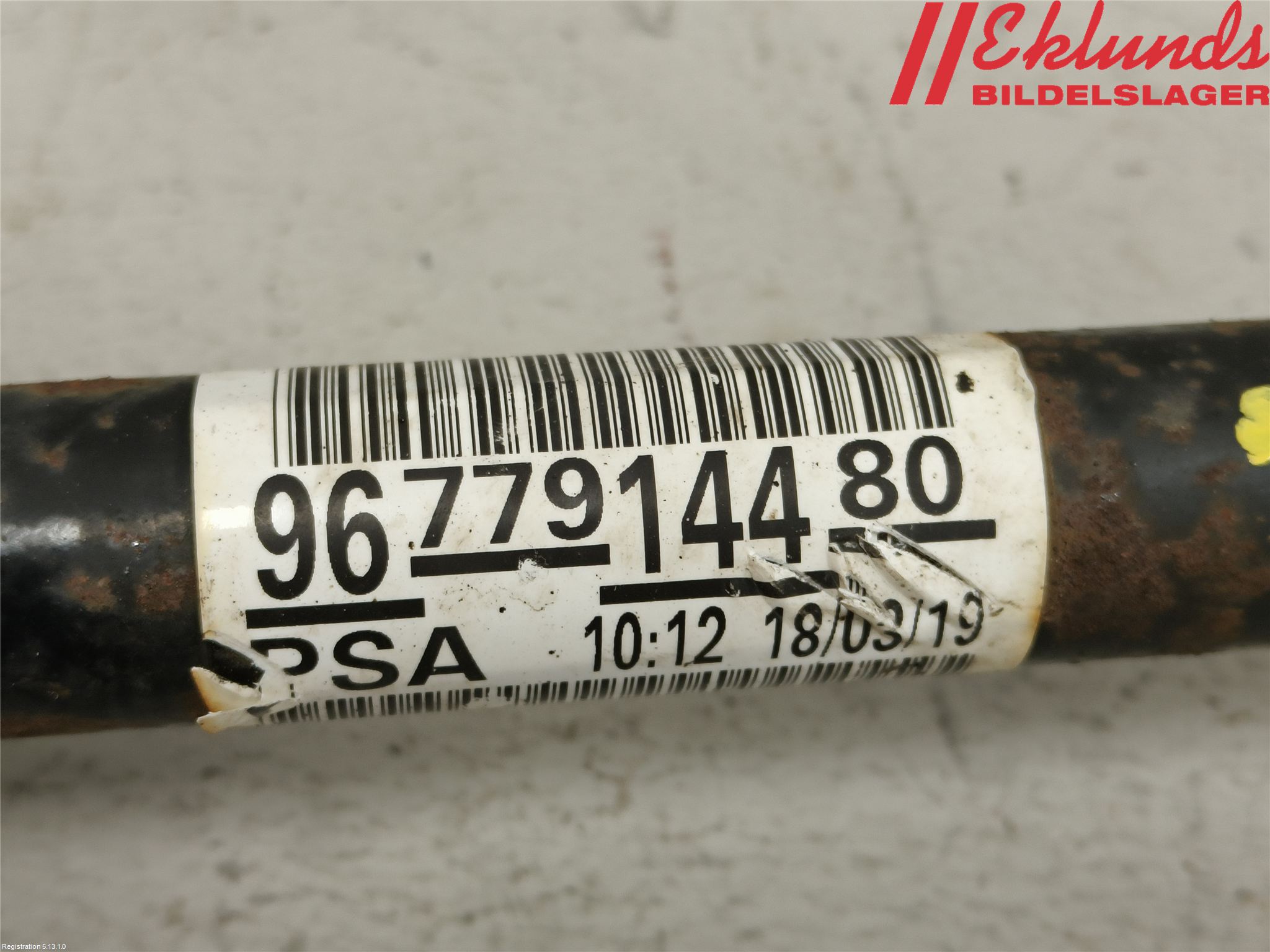 Peugeot 308 14-21 Drivaxel Fram Vänster