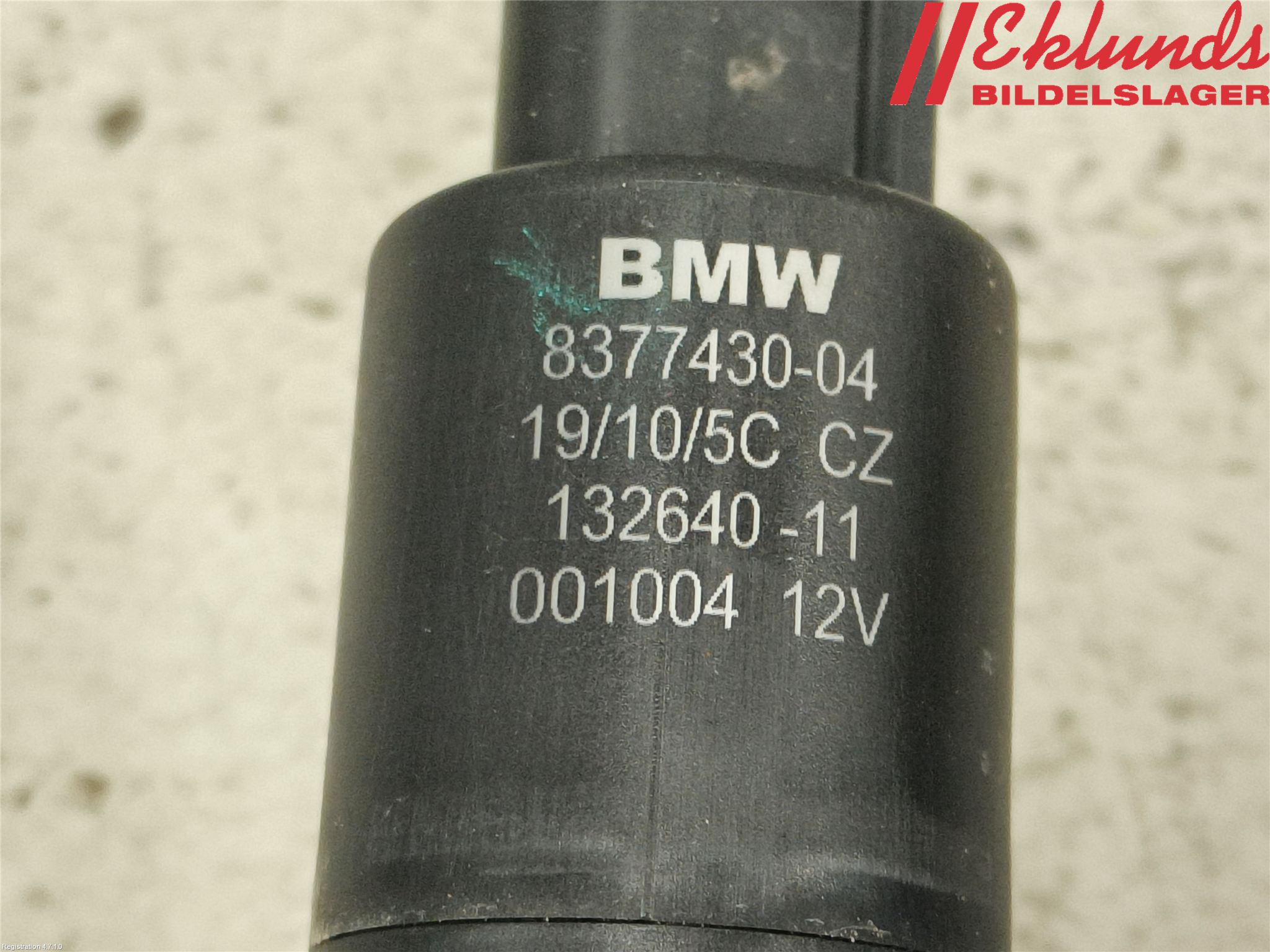 BMW 1 E87/81 5D/3D 03-11 Spolarpump Högtryck
