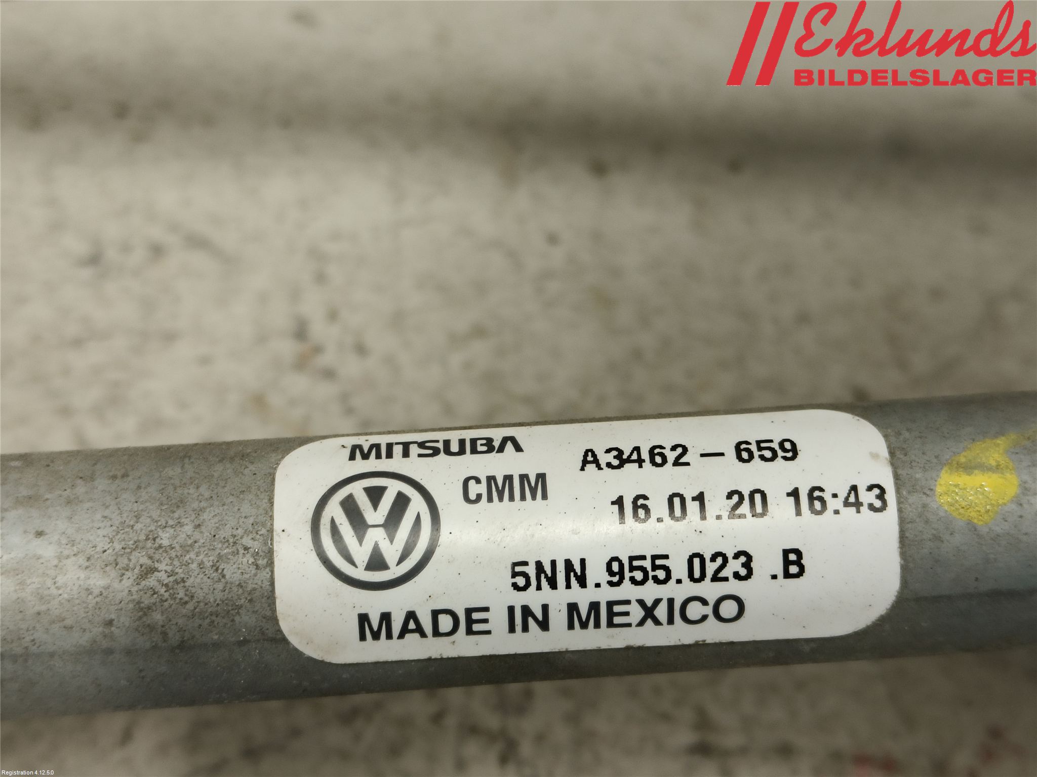 Volkswagen VW TIGUAN ALLSPACE 18- Torkarmekanism Vindruta