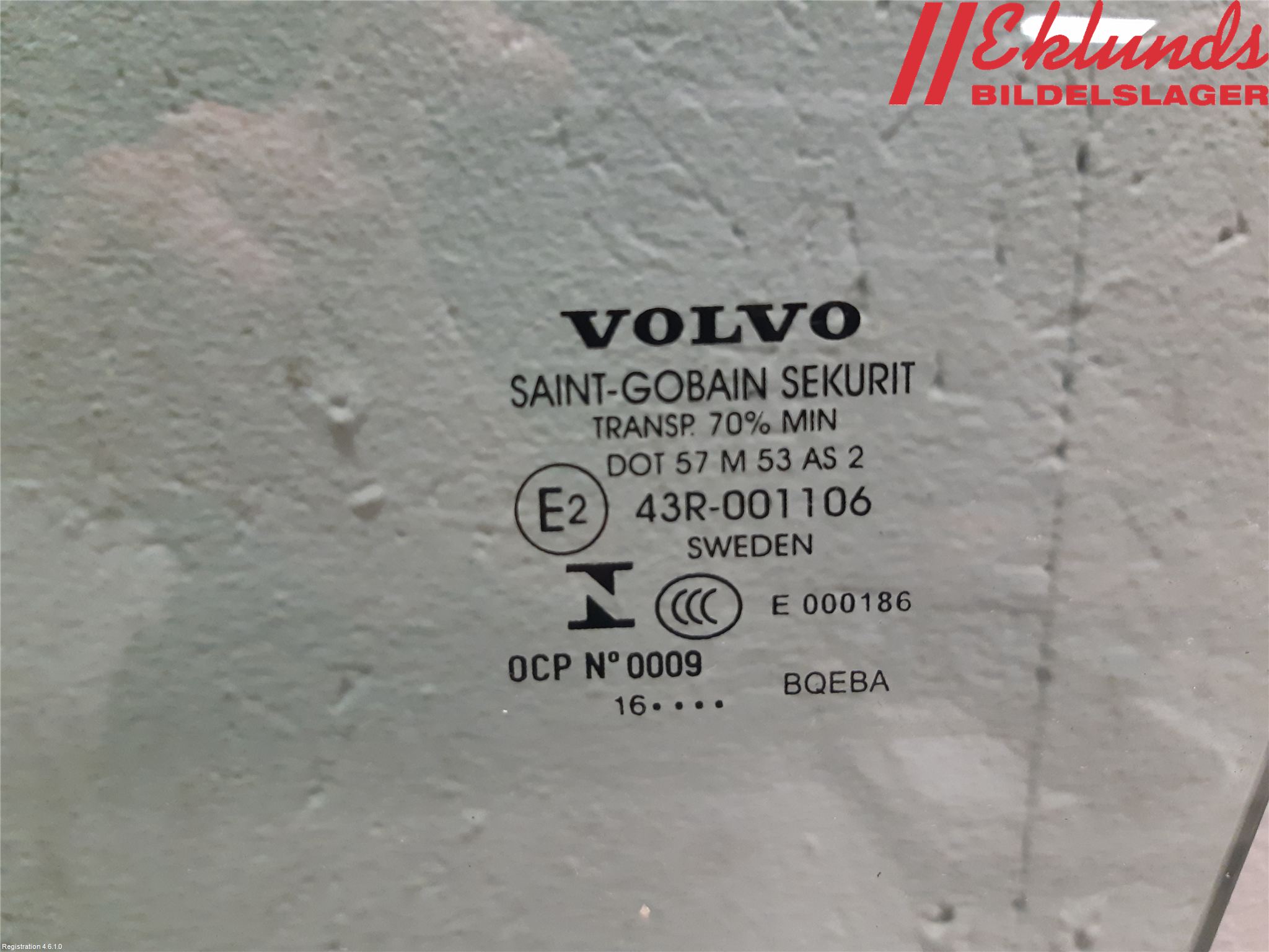 Volvo XC90/RECHARGE 16- Dörruta Fram Vänster