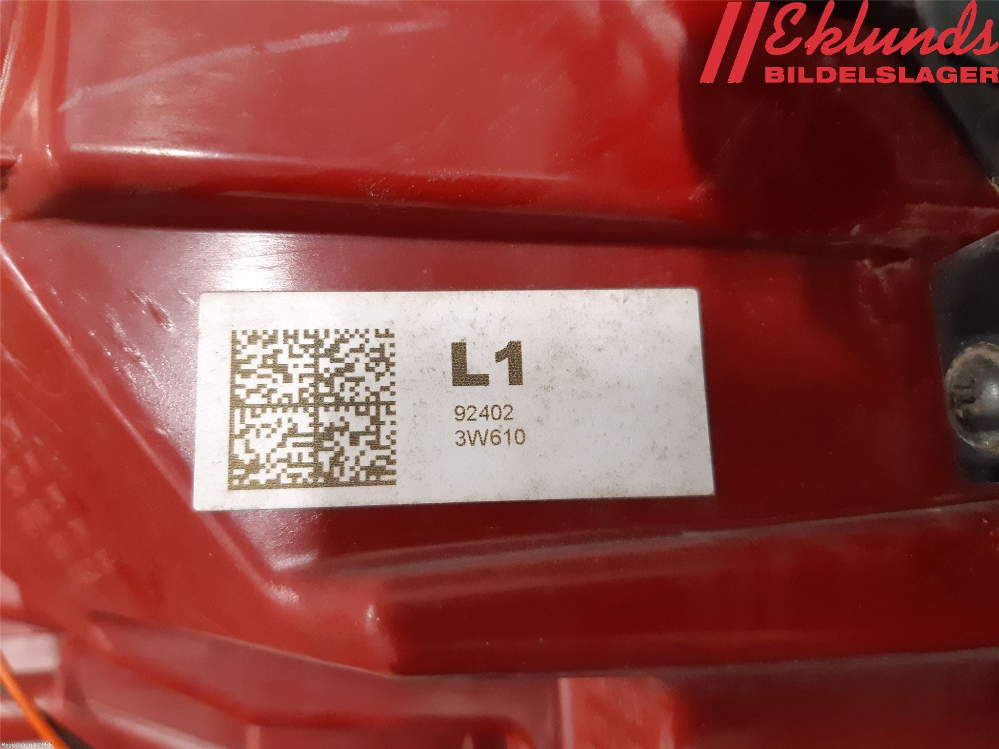 Kia SPORTAGE (SL) 11-15 Bakljus Höger