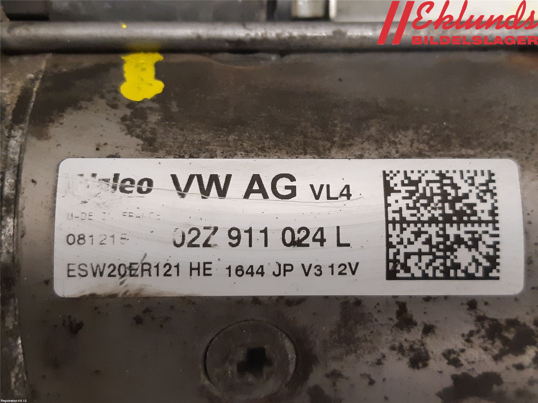 Volkswagen VW GOLF / E-GOLF VII 13-20 Startmotor Diesel