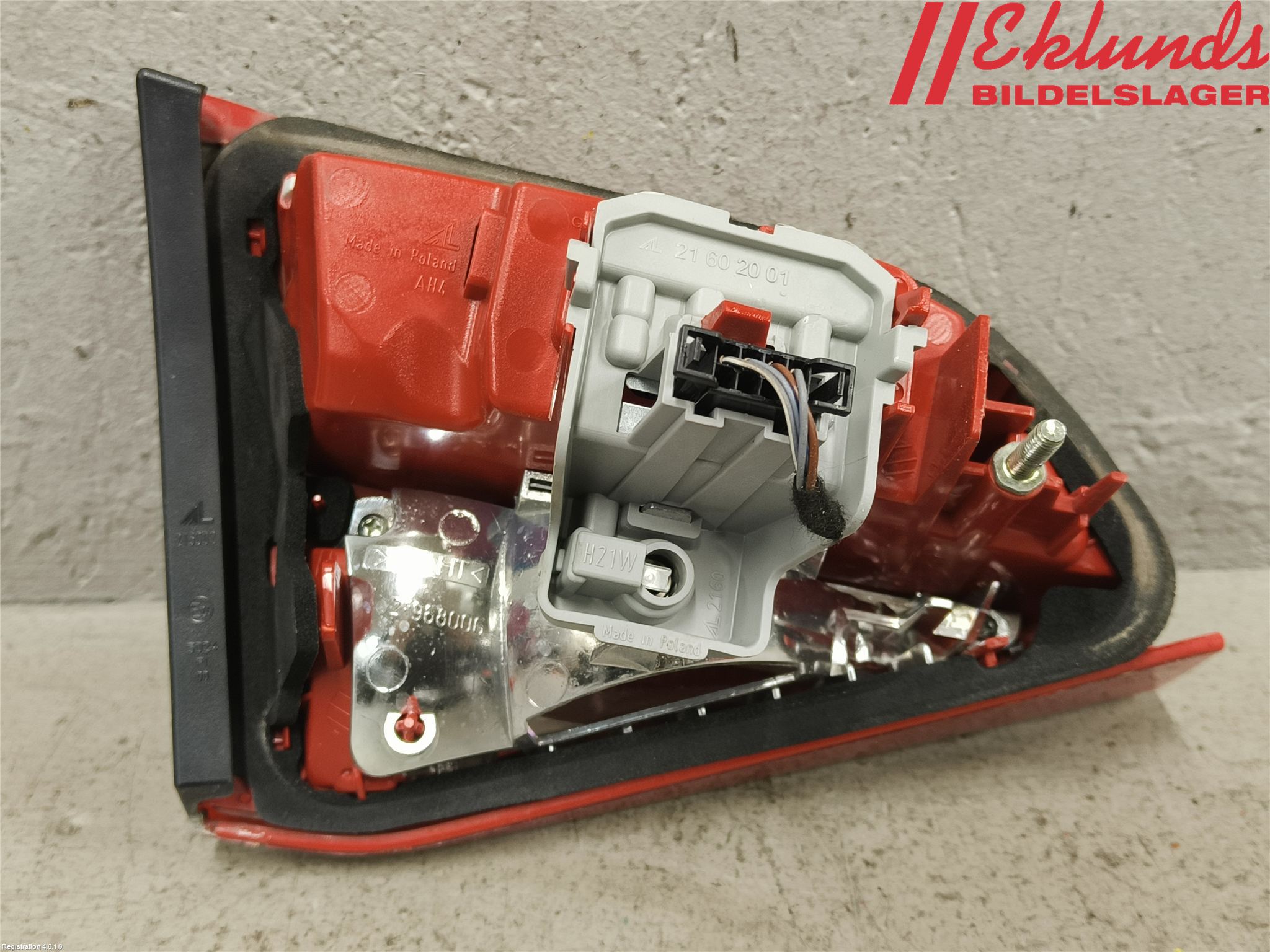 Audi A4/S4 08-11 Bakljus Lucka Hö