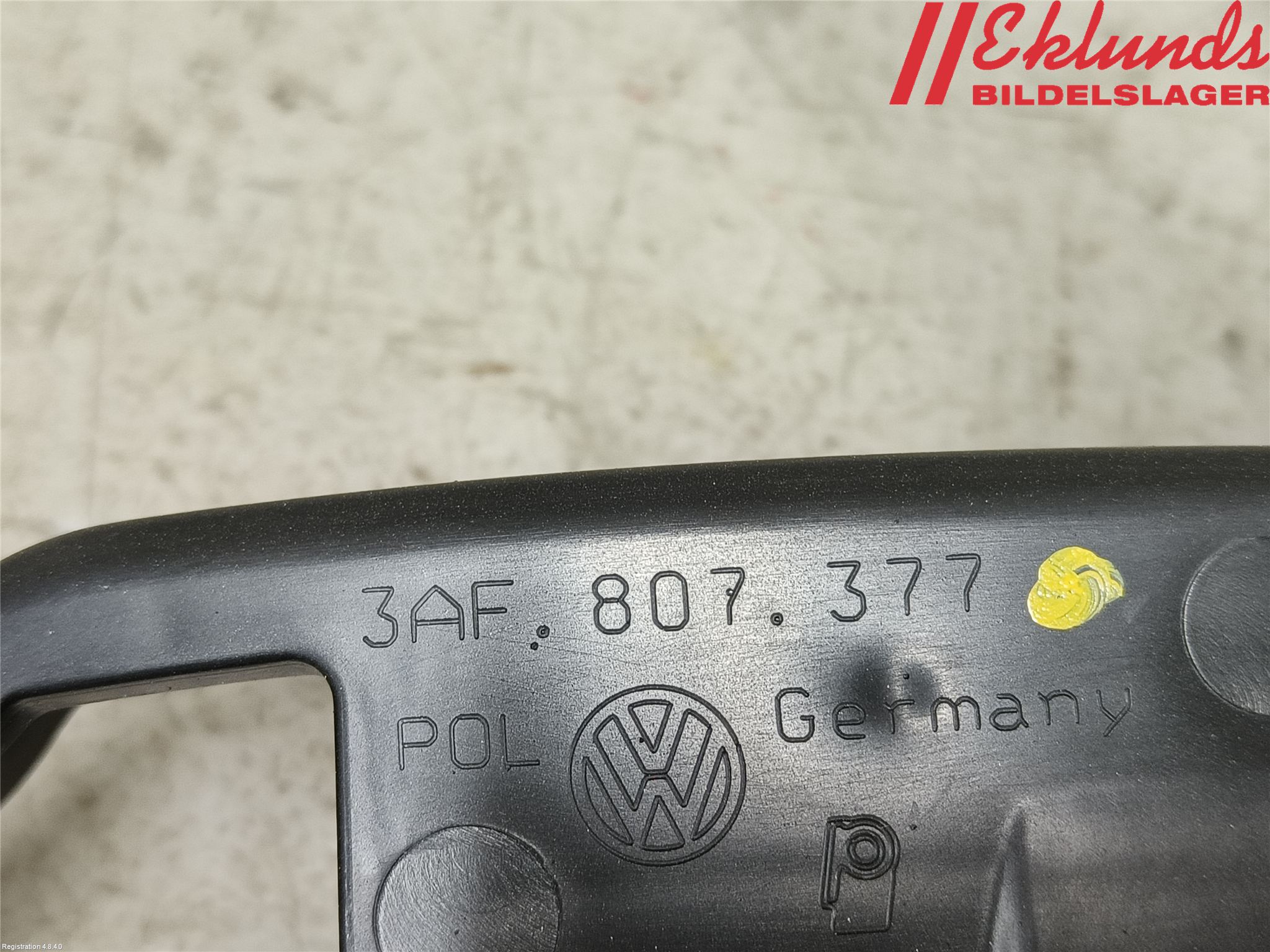 Volkswagen VW PASSAT 11-14 Stötfångarfäste Bak Vä