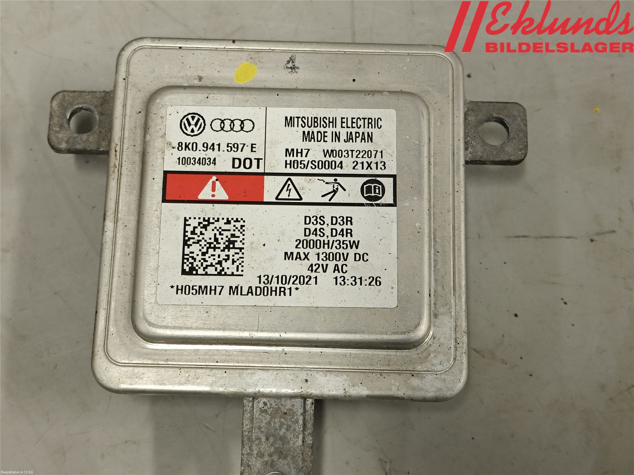 Audi A6/S6 4G 11-18 Styrenhet Strålkastare