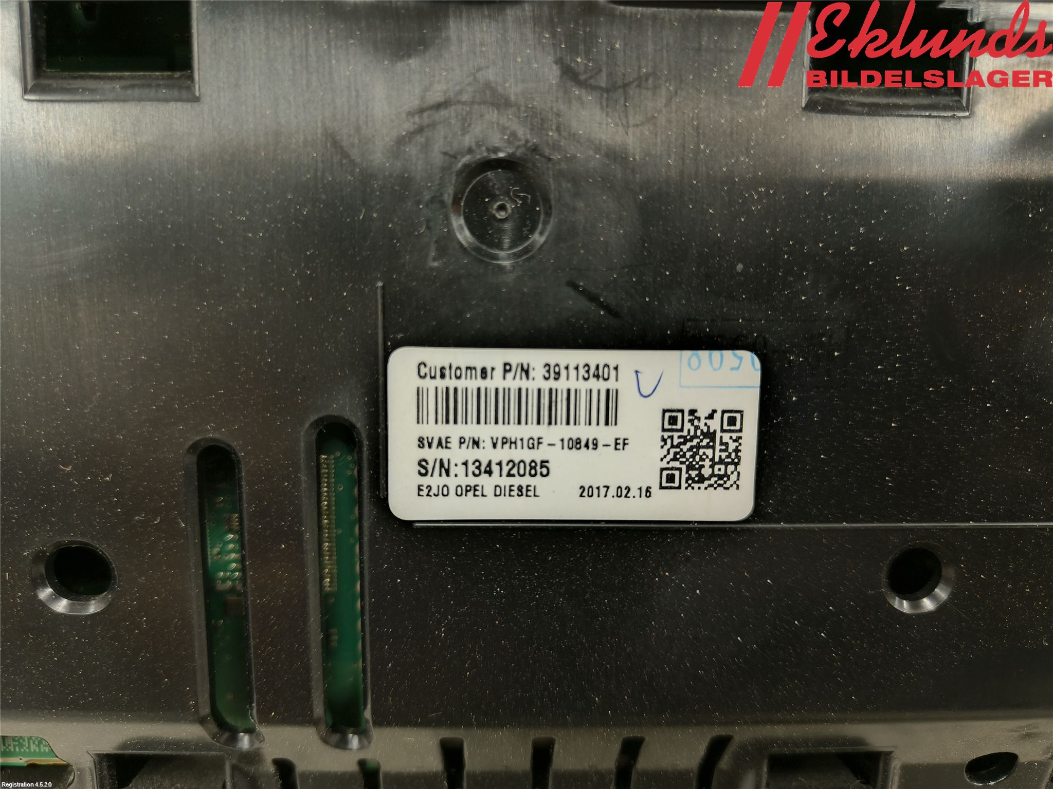 Opel INSIGNIA 17- Instrument Komb