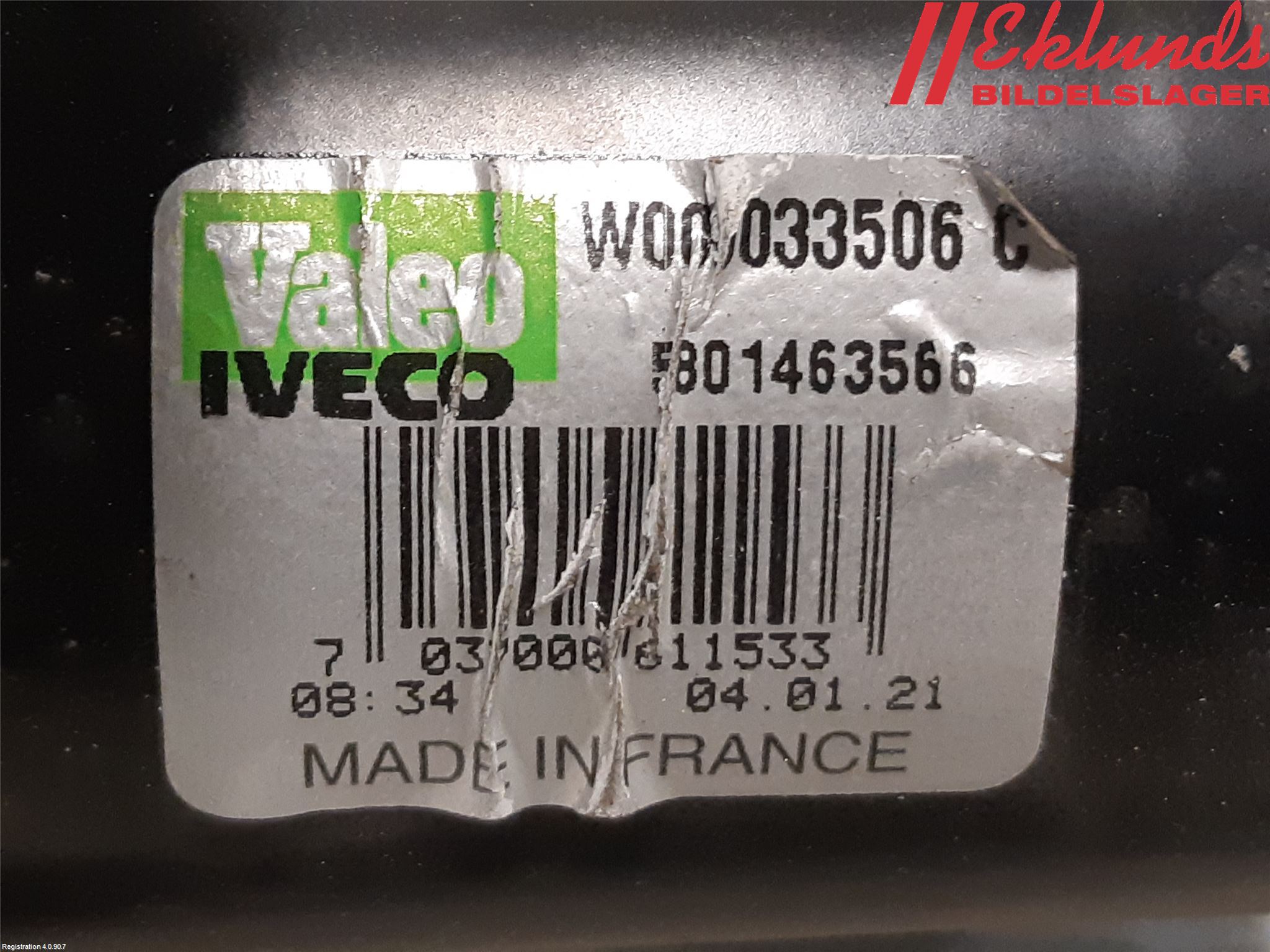 Iveco DAILY 14->> Torkarmotor Vindruta