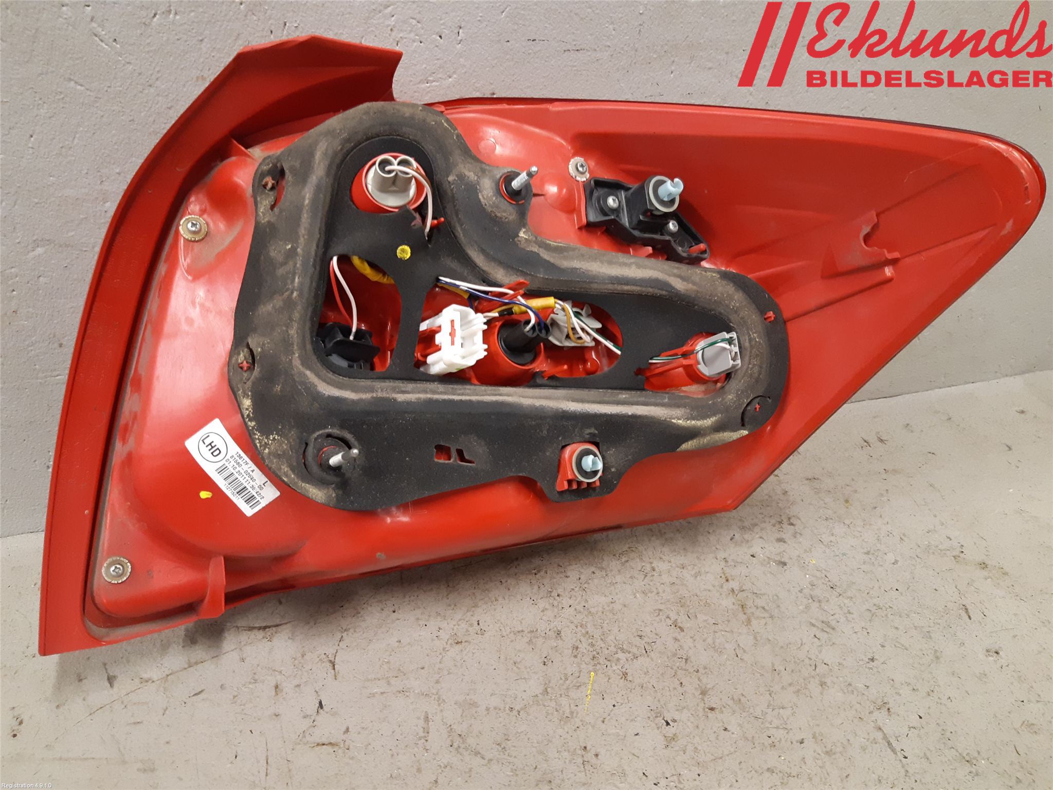 Toyota AURIS 10-12 Bakljus Vänster