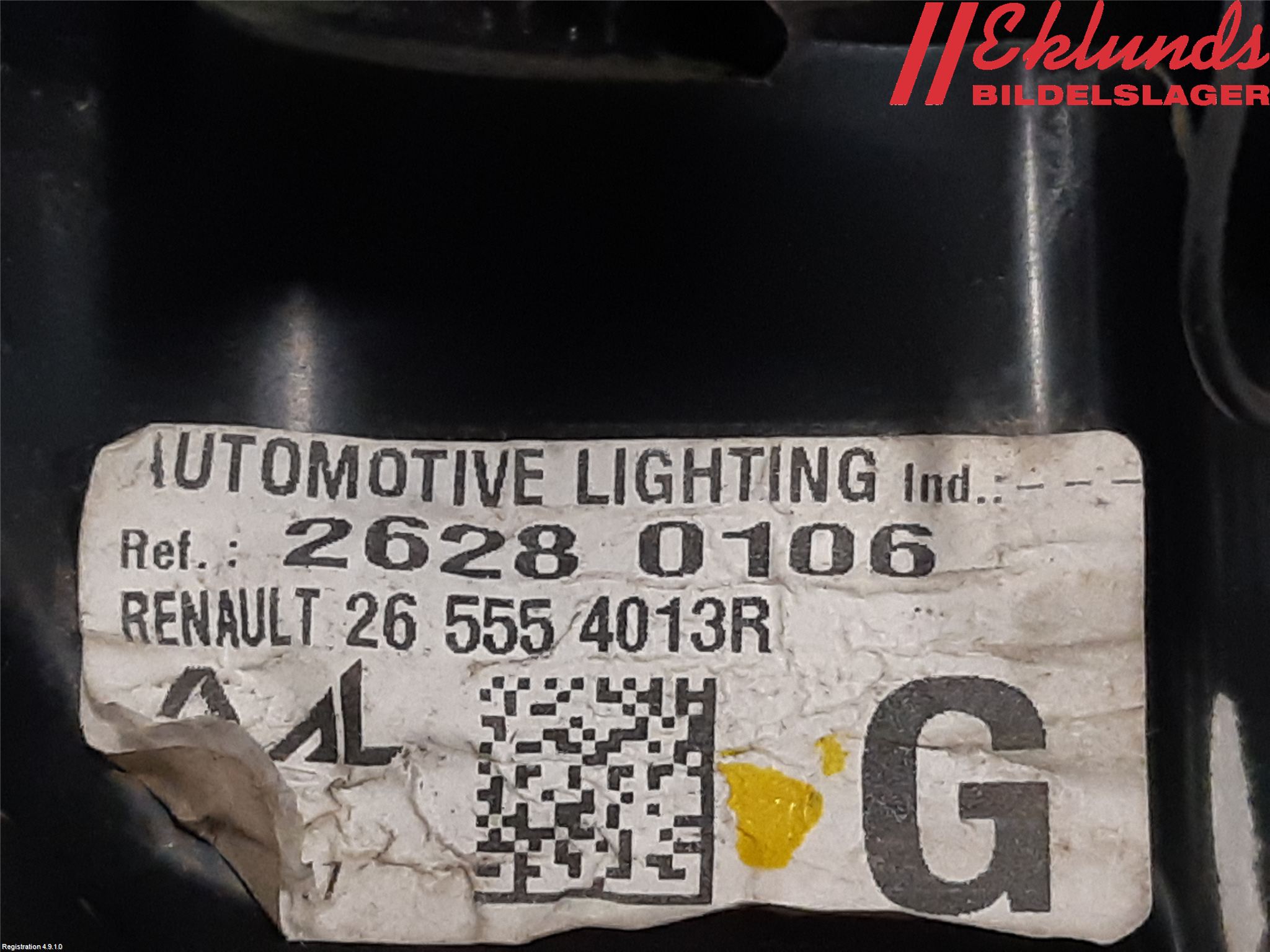 Renault ZOE/E-TECH 13- Bakljus Vänster