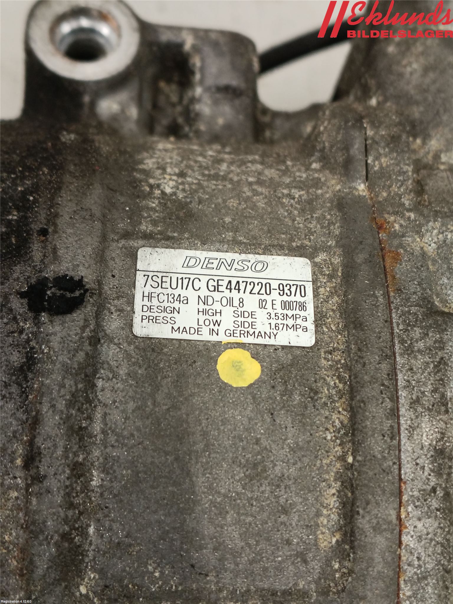 BMW 5 E60/61 Sed/Tou 02-10 Ac Kompressor