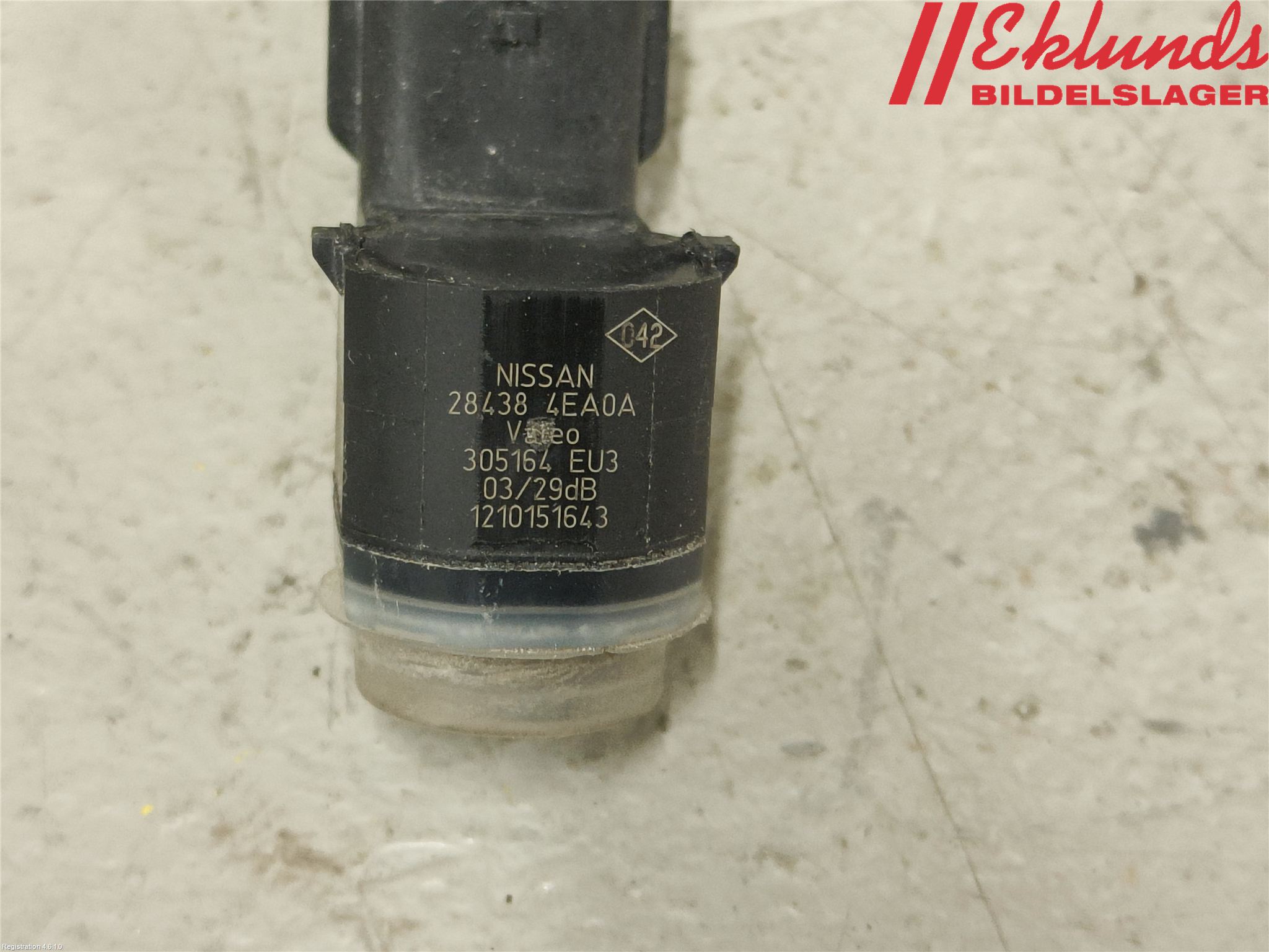 Nissan QASHQAI 14-17 Parkeringshjälp Backsensor