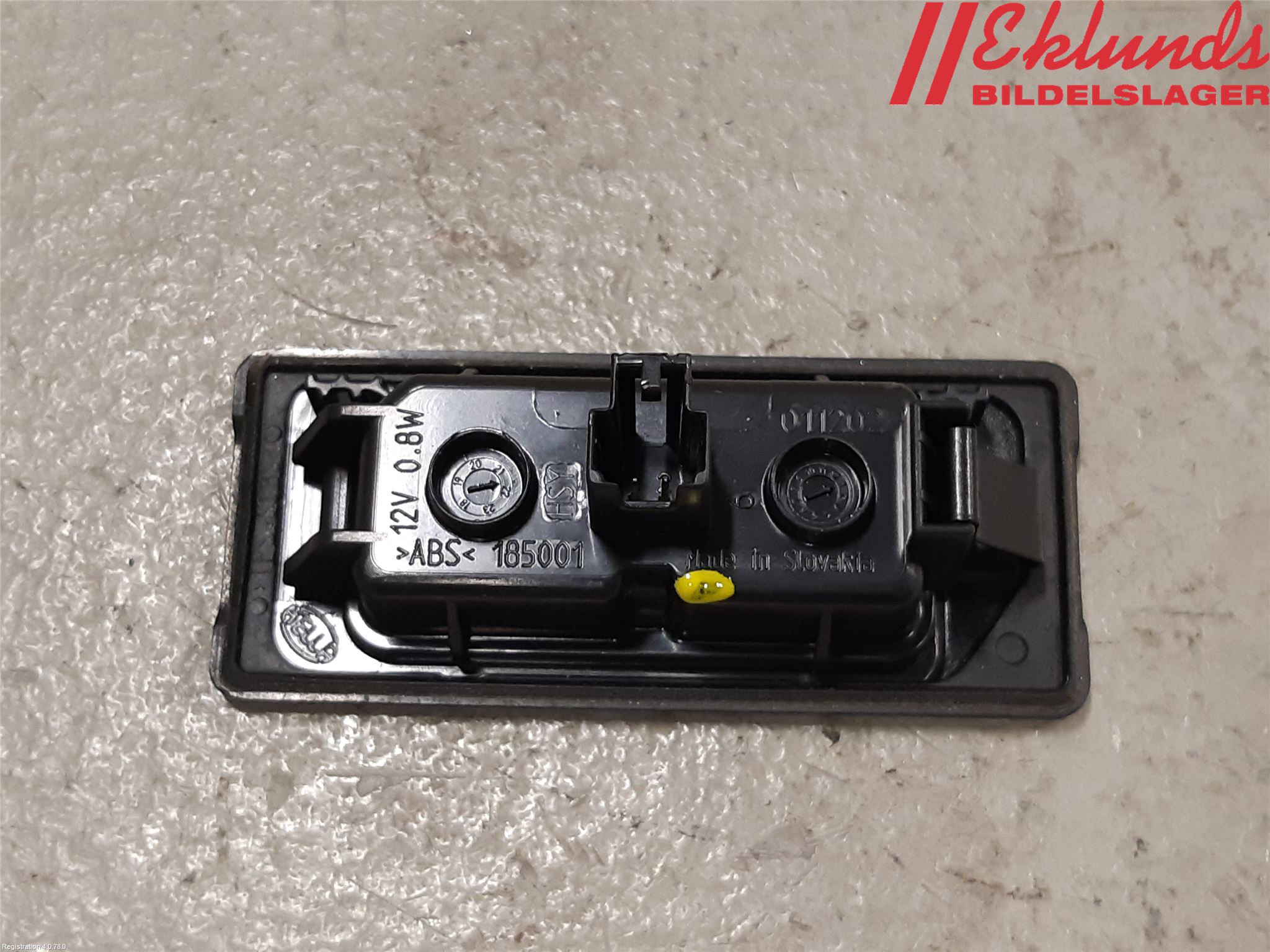 Skoda OCTAVIA (5E) 13-20 Skylt Belysning