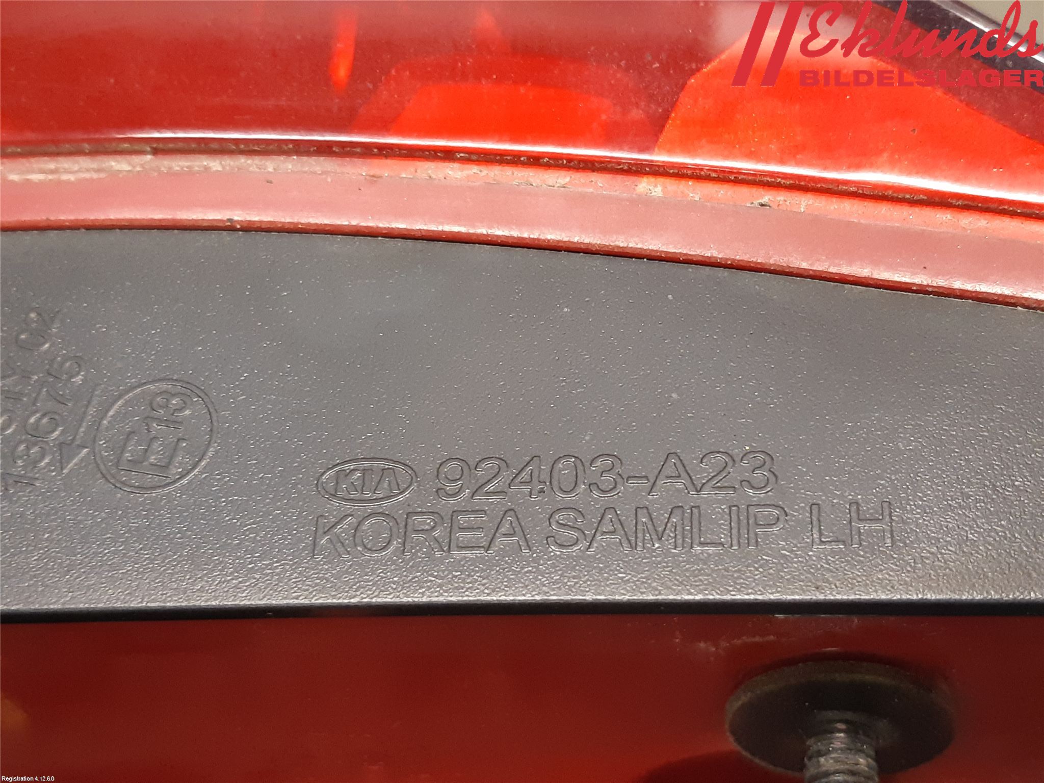 Kia CEED 12-18 Bakljus Lucka Vä