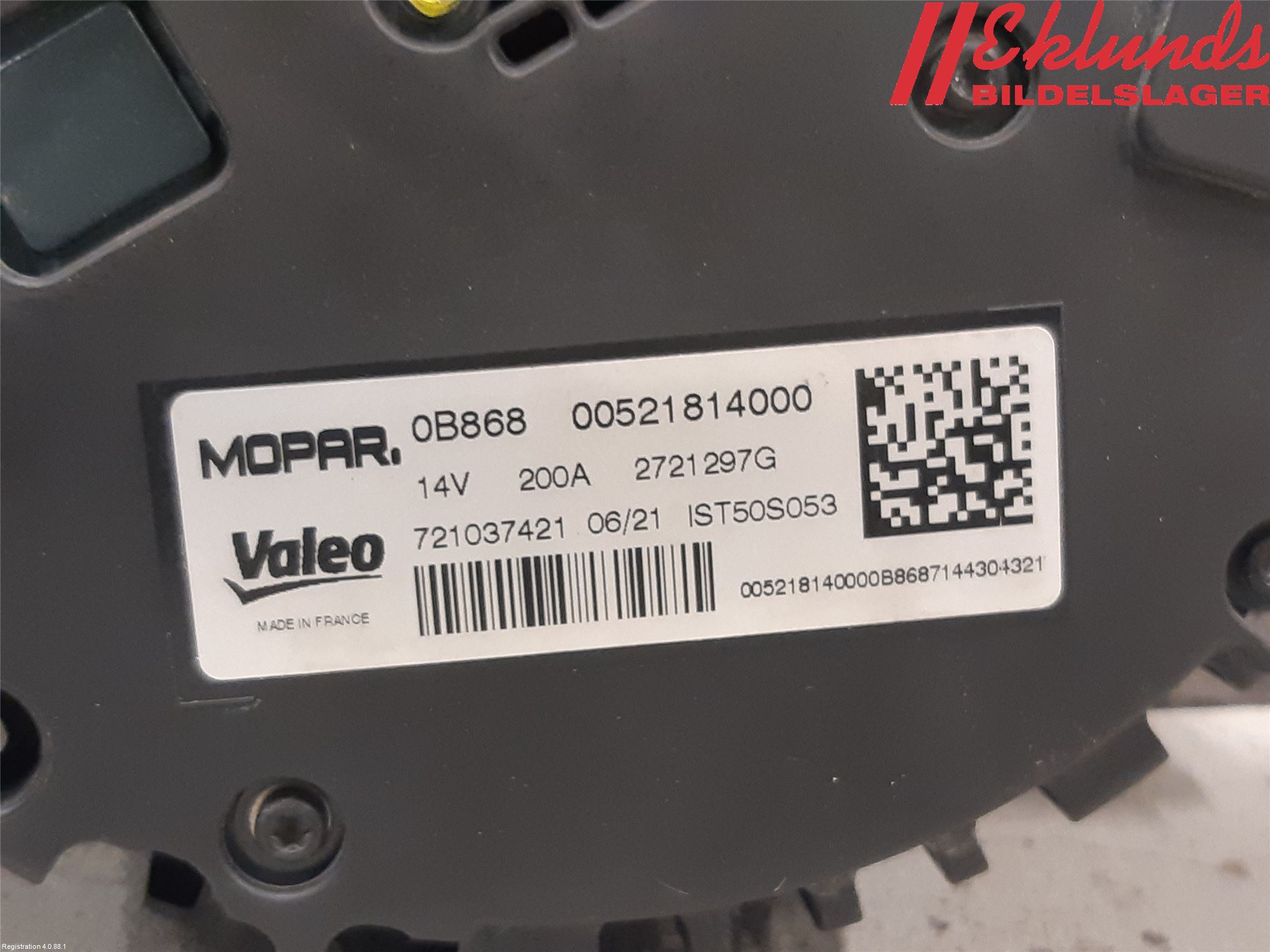 Fiat 500e 20- Generator