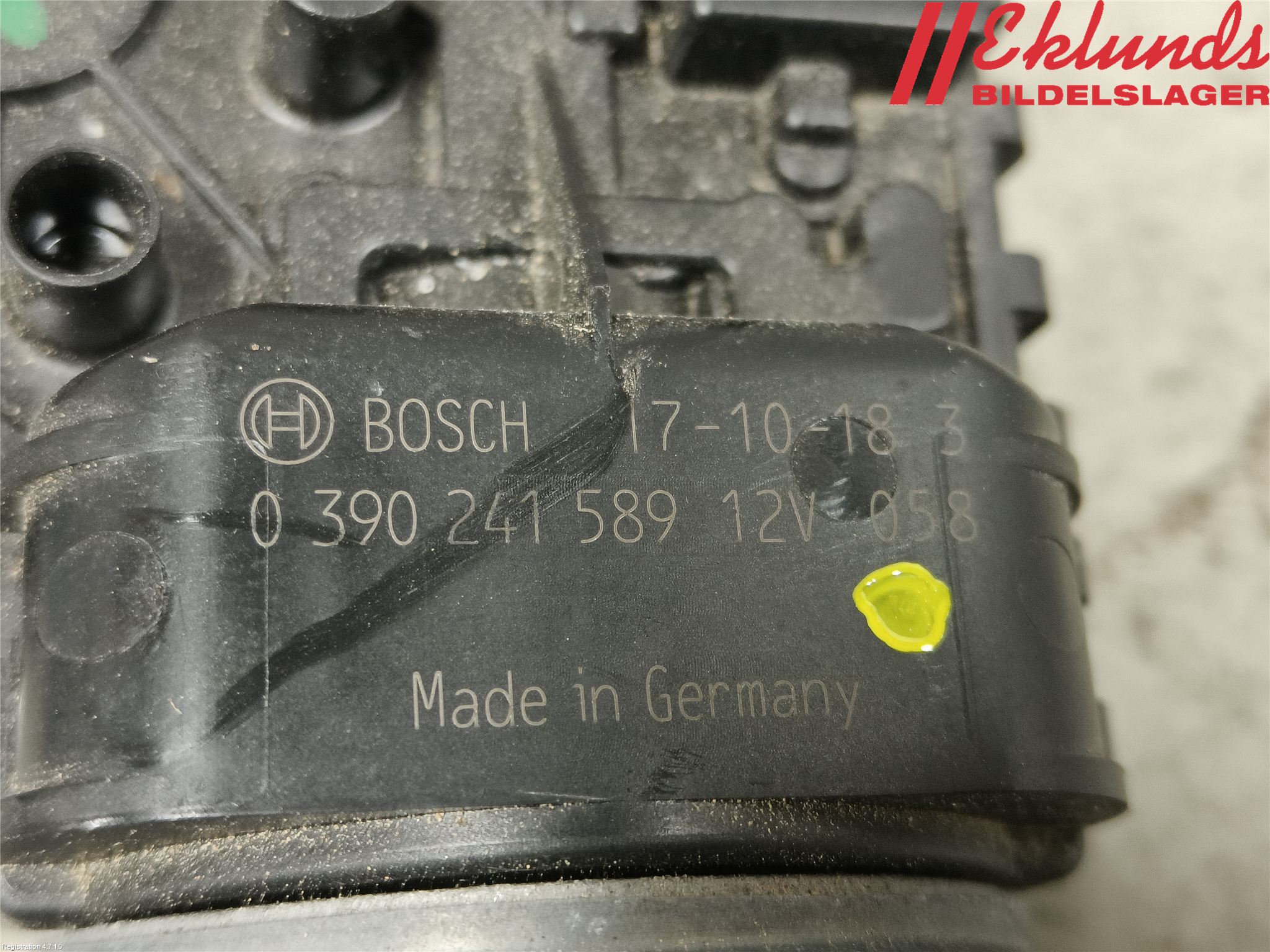 Peugeot PEUGOT 208 16-19 Torkarmotor Vindruta