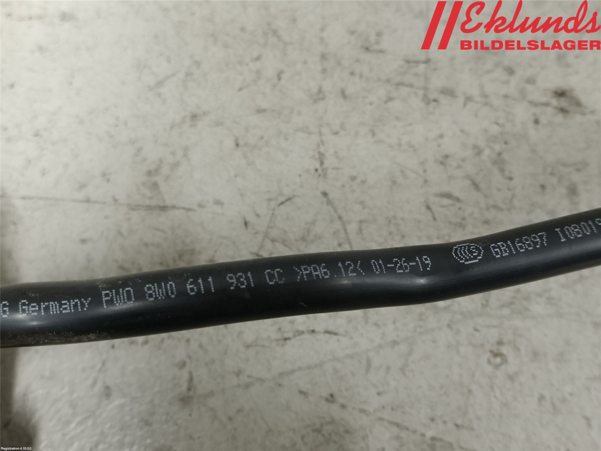 Audi A4/S4 B9 20- Bromsrör-Slang