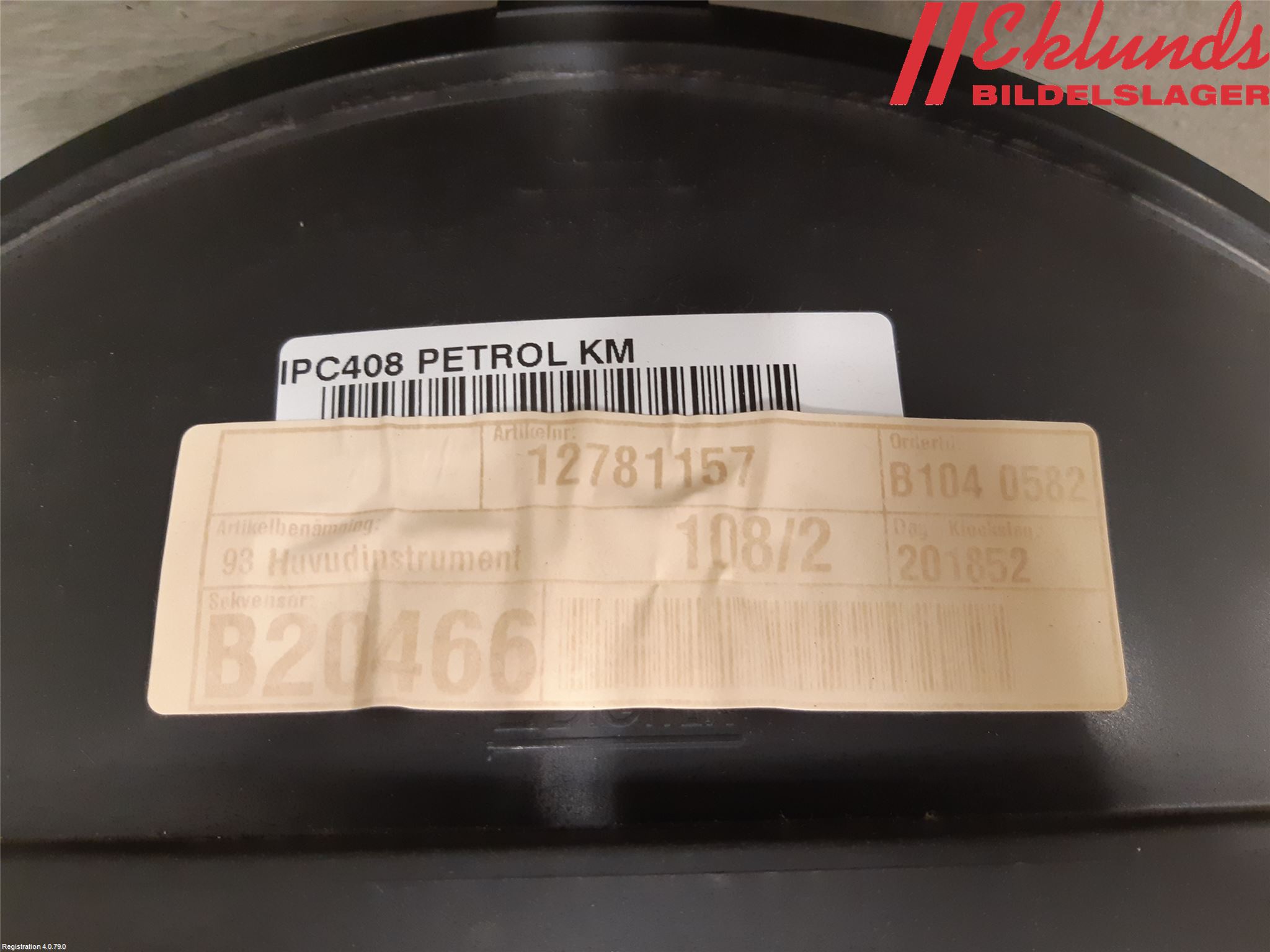 Saab 9-3 VER2/VER3 08-15 Instrument Komb