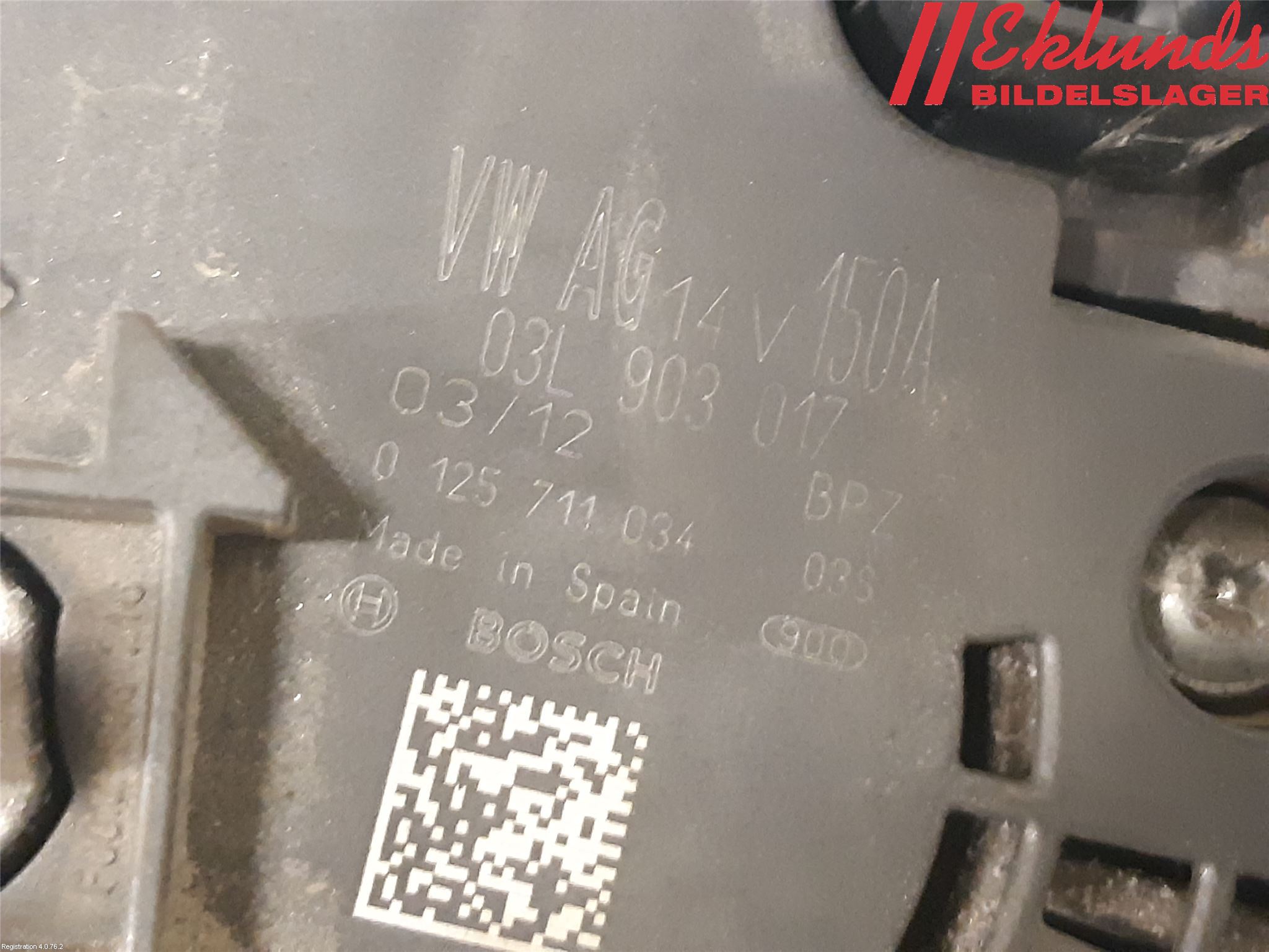 Audi A4 12-15 Generator