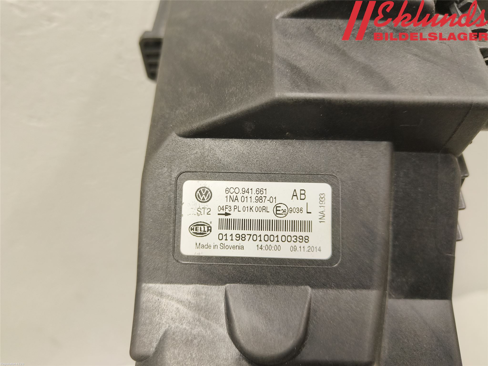 Volkswagen VW POLO 10-17 Dimljus-Varselljus Fram
