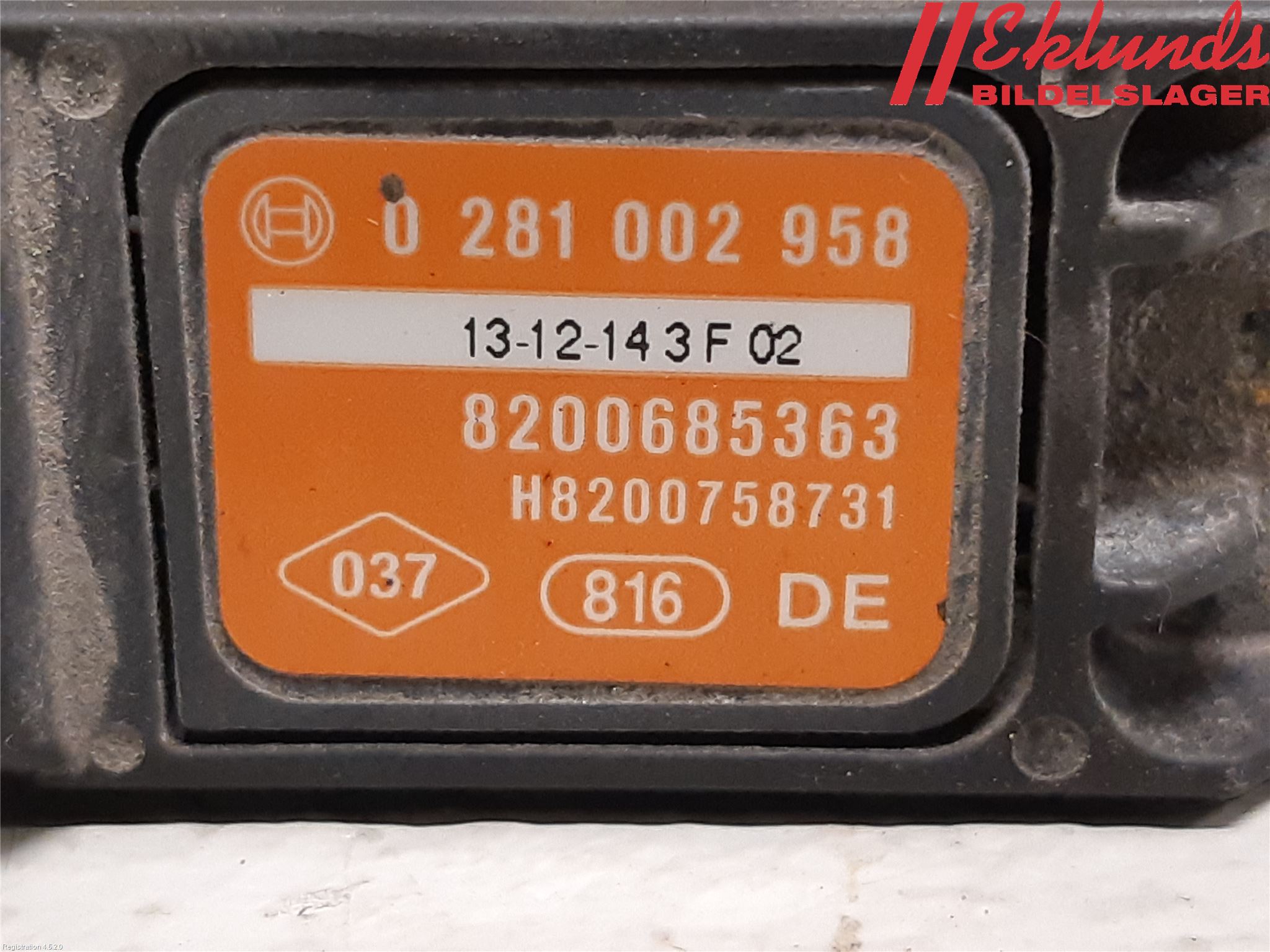 Renault MASTER III  10-14 Givare Laddluftstryck