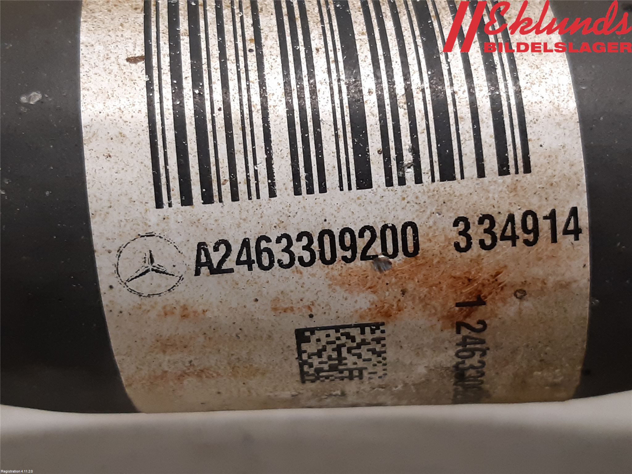 Mercedes-Benz MB A-KLASS (W176) 13-18 Drivaxel Fram Vänster