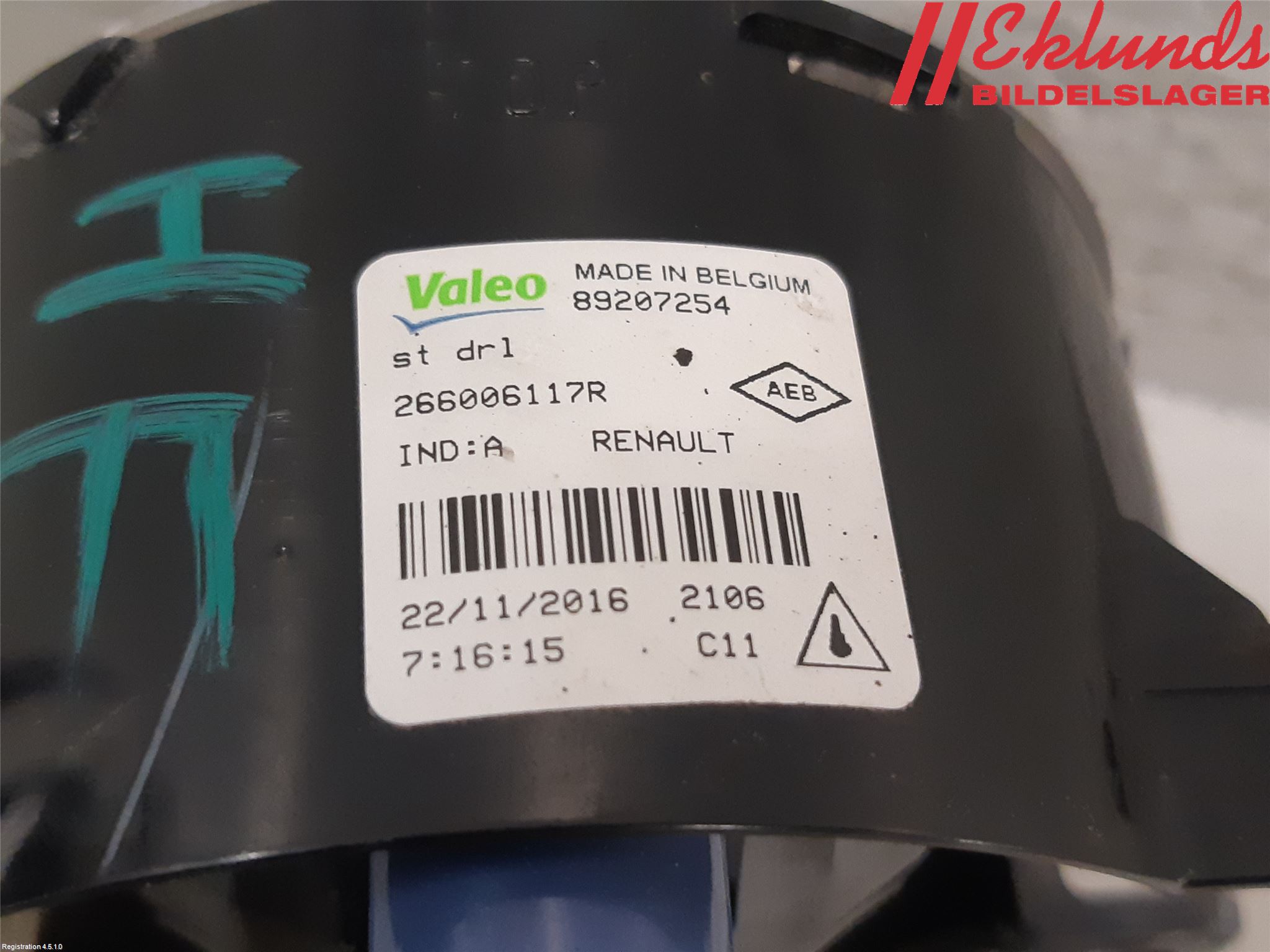 Mercedes-Benz MB CITAN (W415) 13-21 Dimljus-Varselljus Fram
