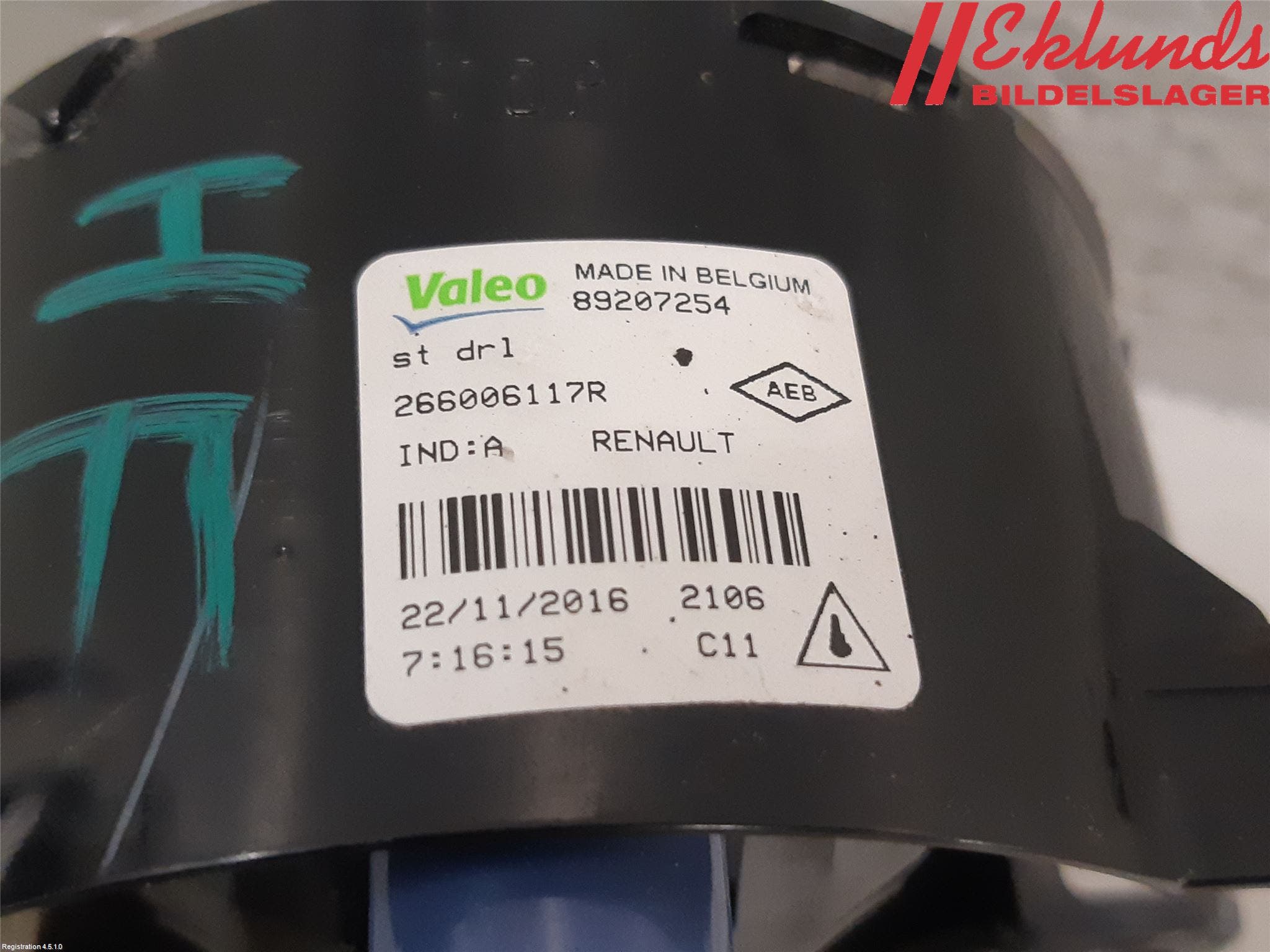 Mercedes-Benz MB CITAN (W415) 13-21 Dimljus-Varselljus Fram