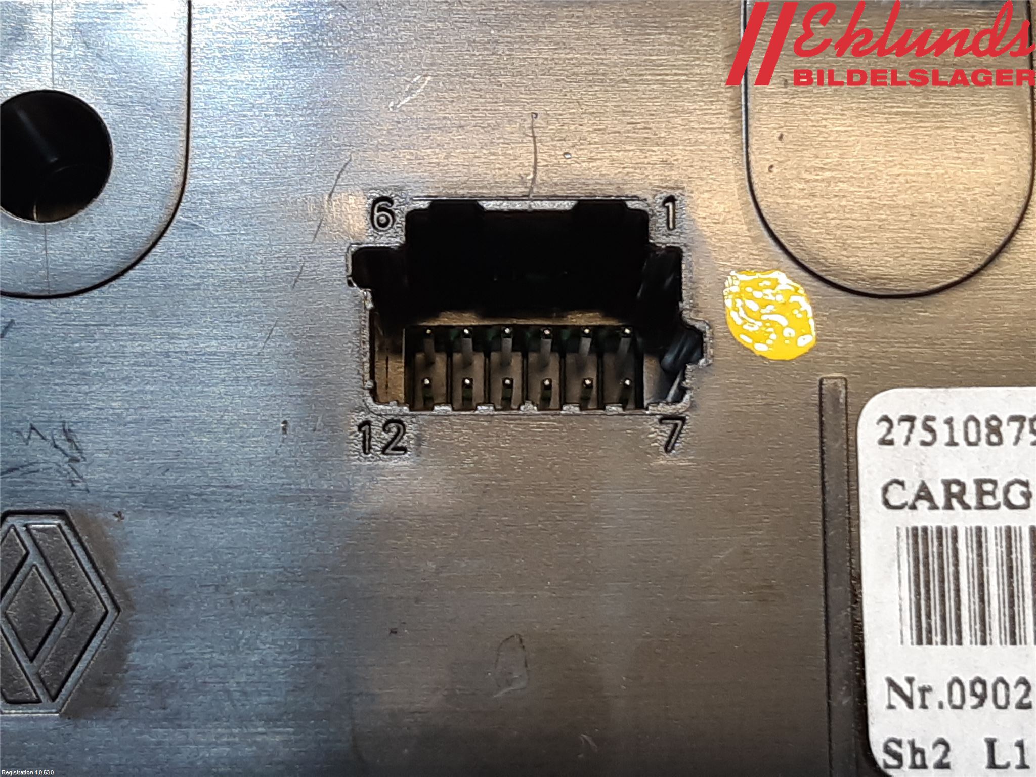 Renault CLIO IV 12-16 Ac Styrenhet Ac Manöveren