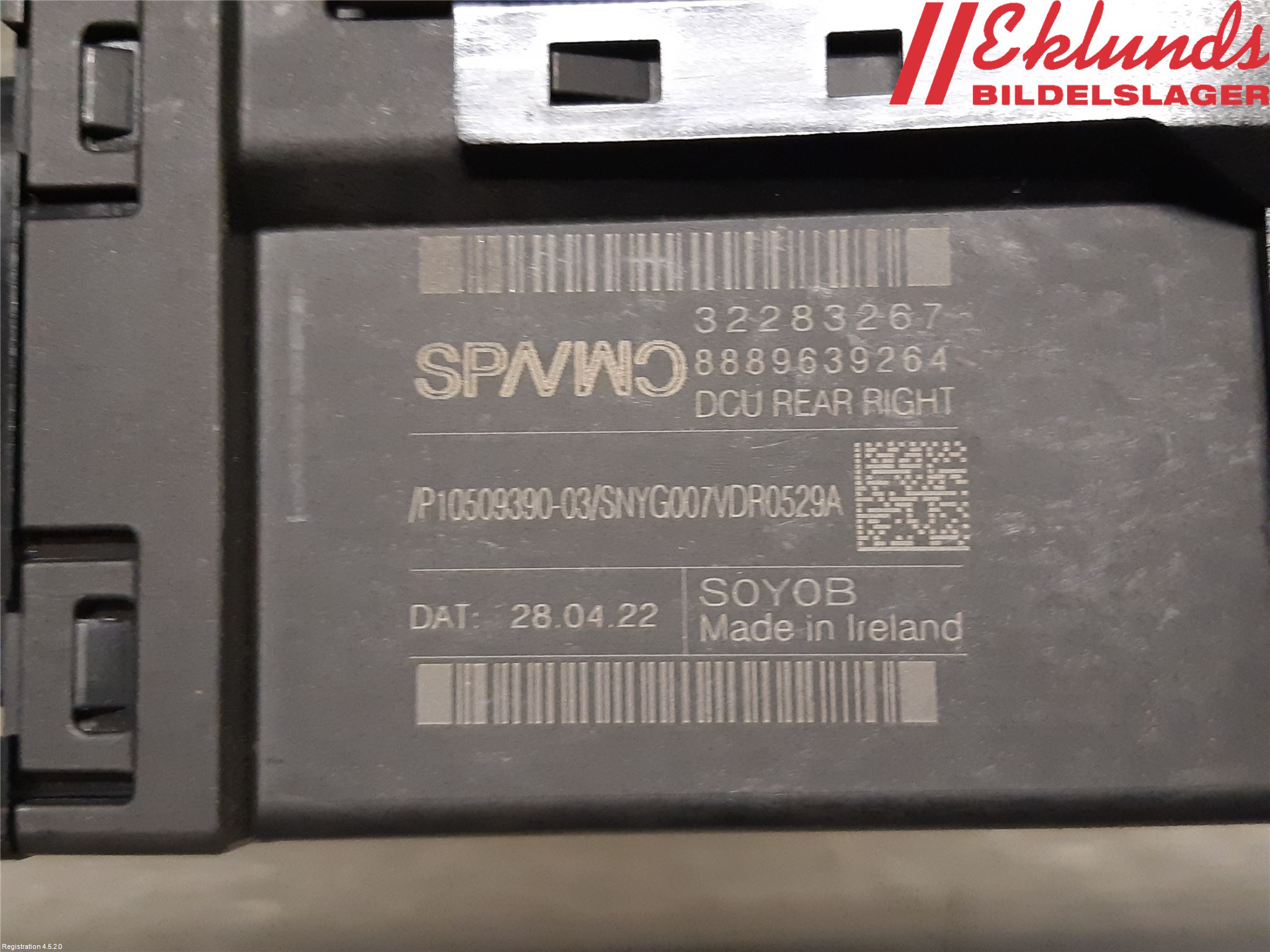 Volvo V90 17->> Fönsterhissmotor