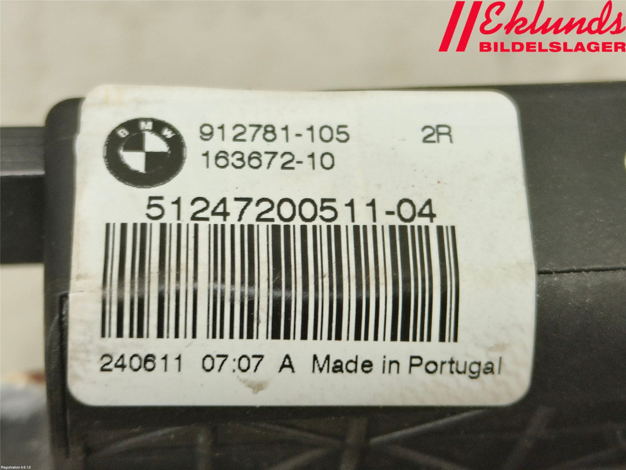 BMW X1 E84 10-15 Låskista Baklucka