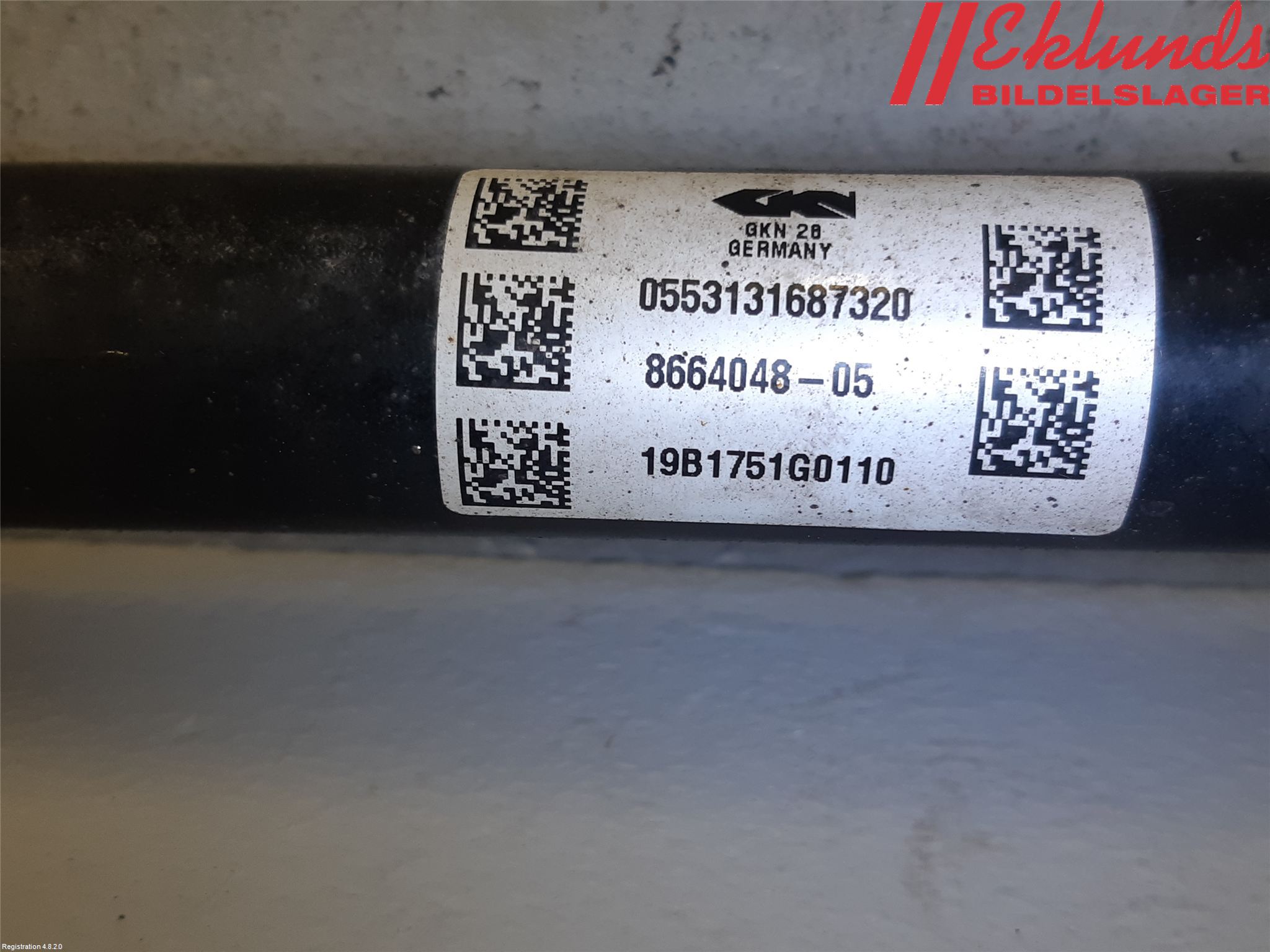 BMW 5 G30/G31/F90 17-23 Drivaxel Bak Höger