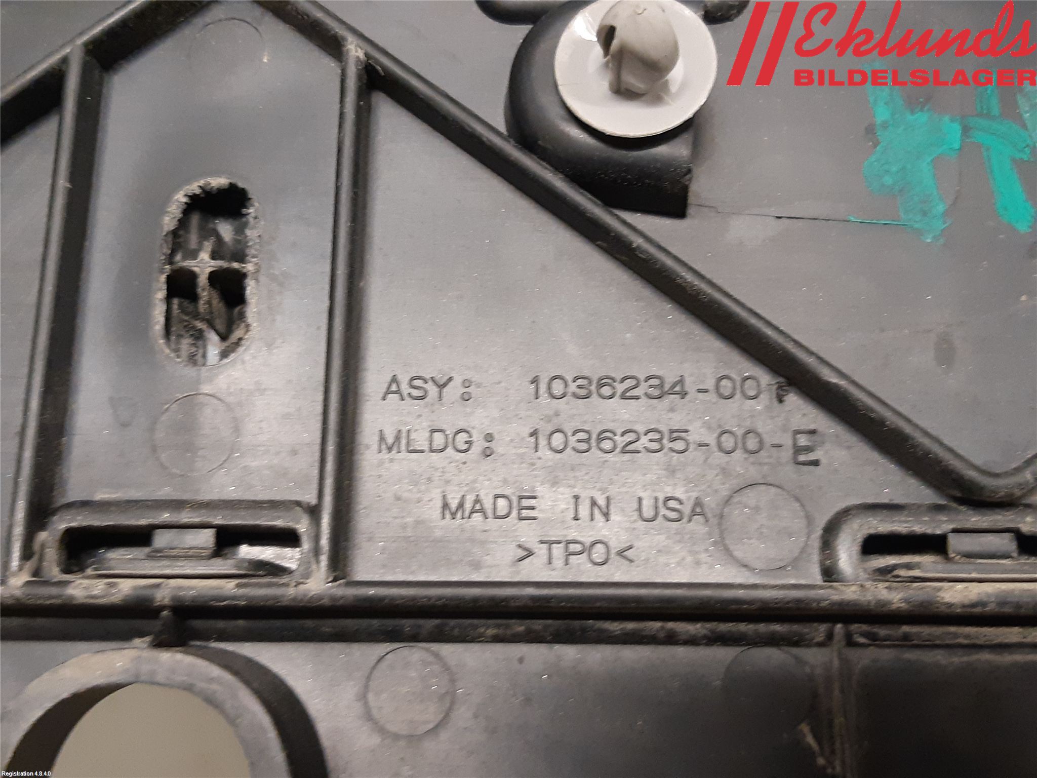 Tesla MODEL X 16- Täckplast Front