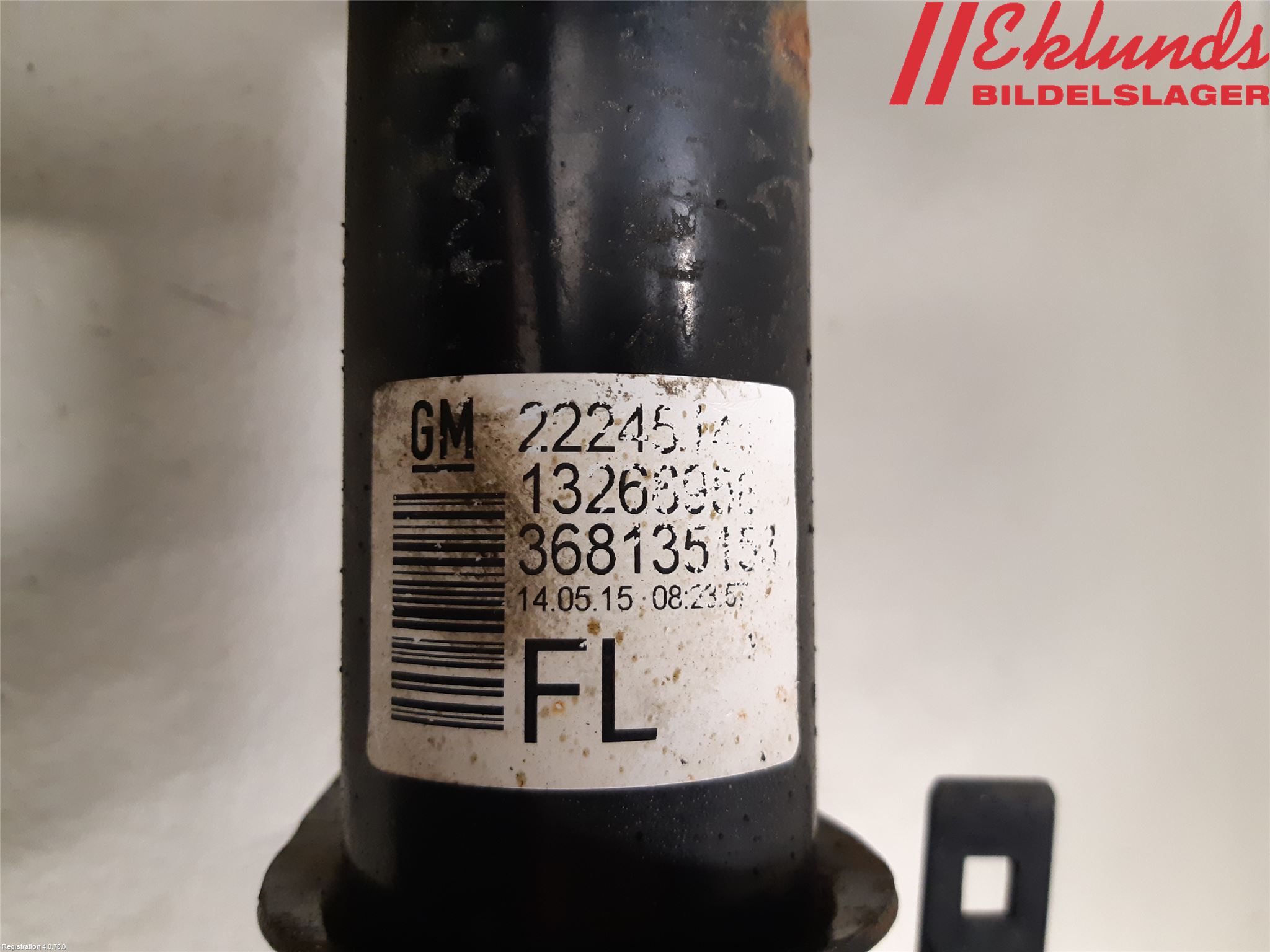 Opel MERIVA B 10-17 Fjäderben Fram Vänster