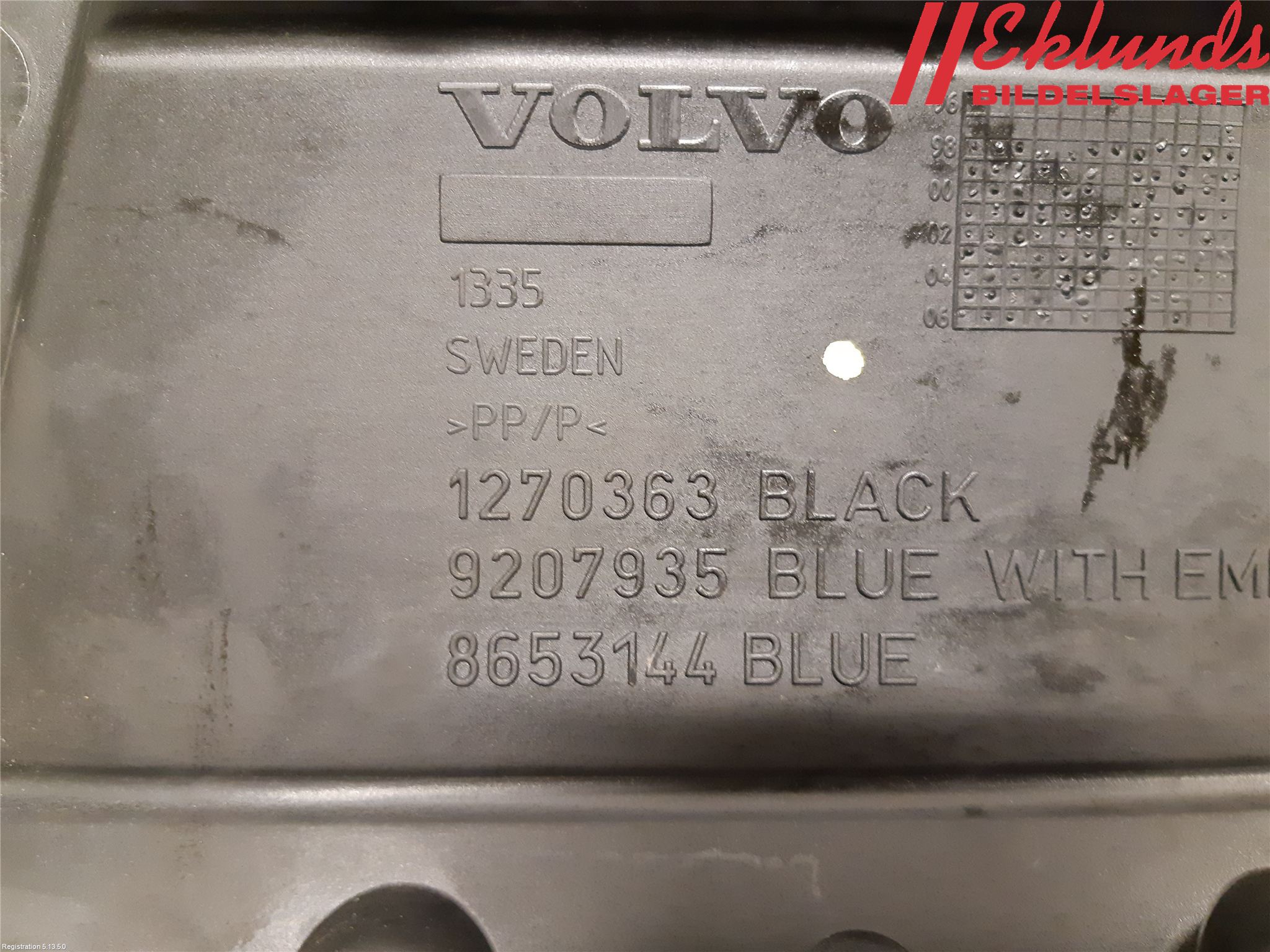 Volvo S60 05-10 Motorkåpa