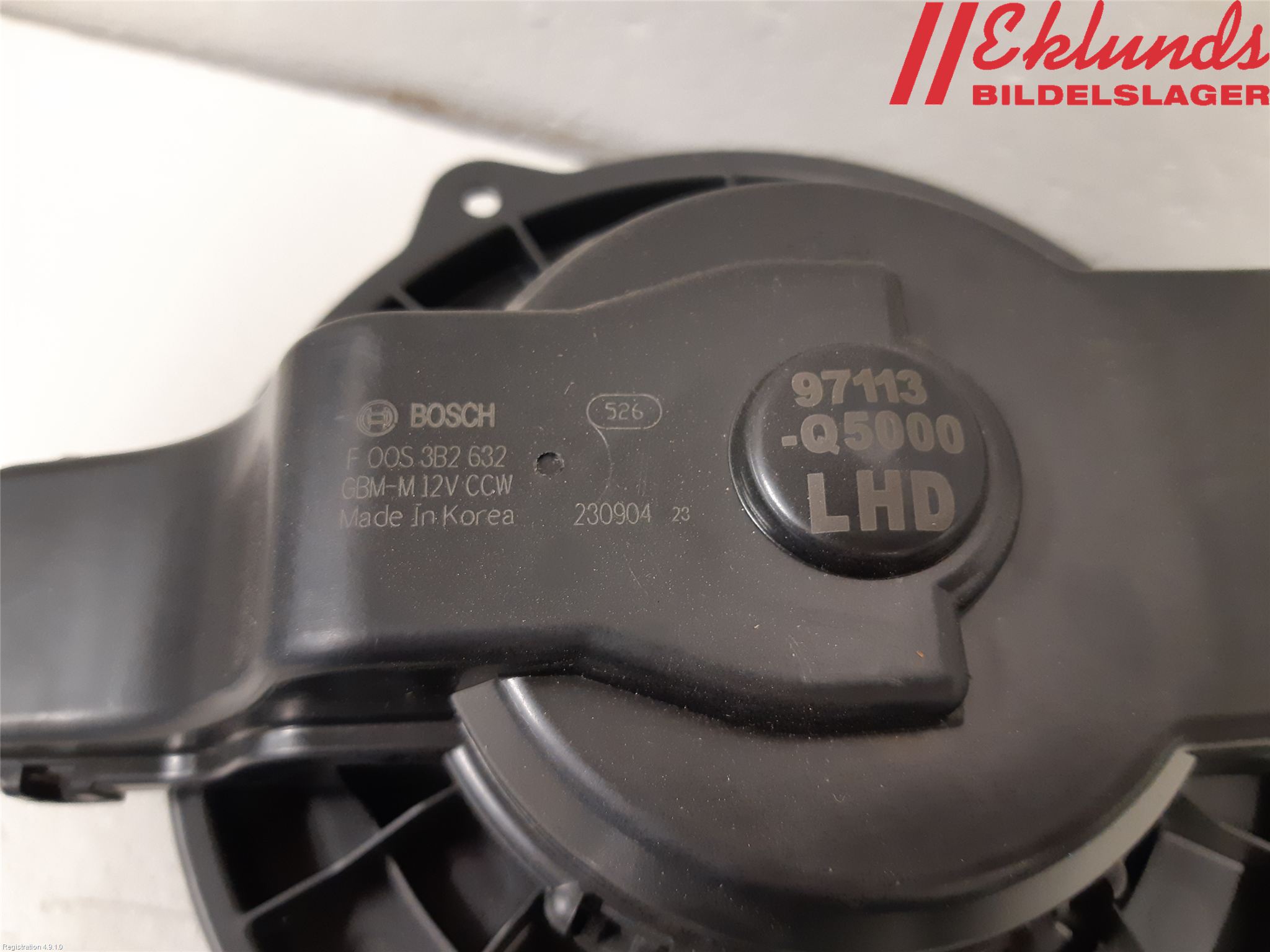 Hyundai KONA/ELECTRIC SX2 23- Värmefläkt