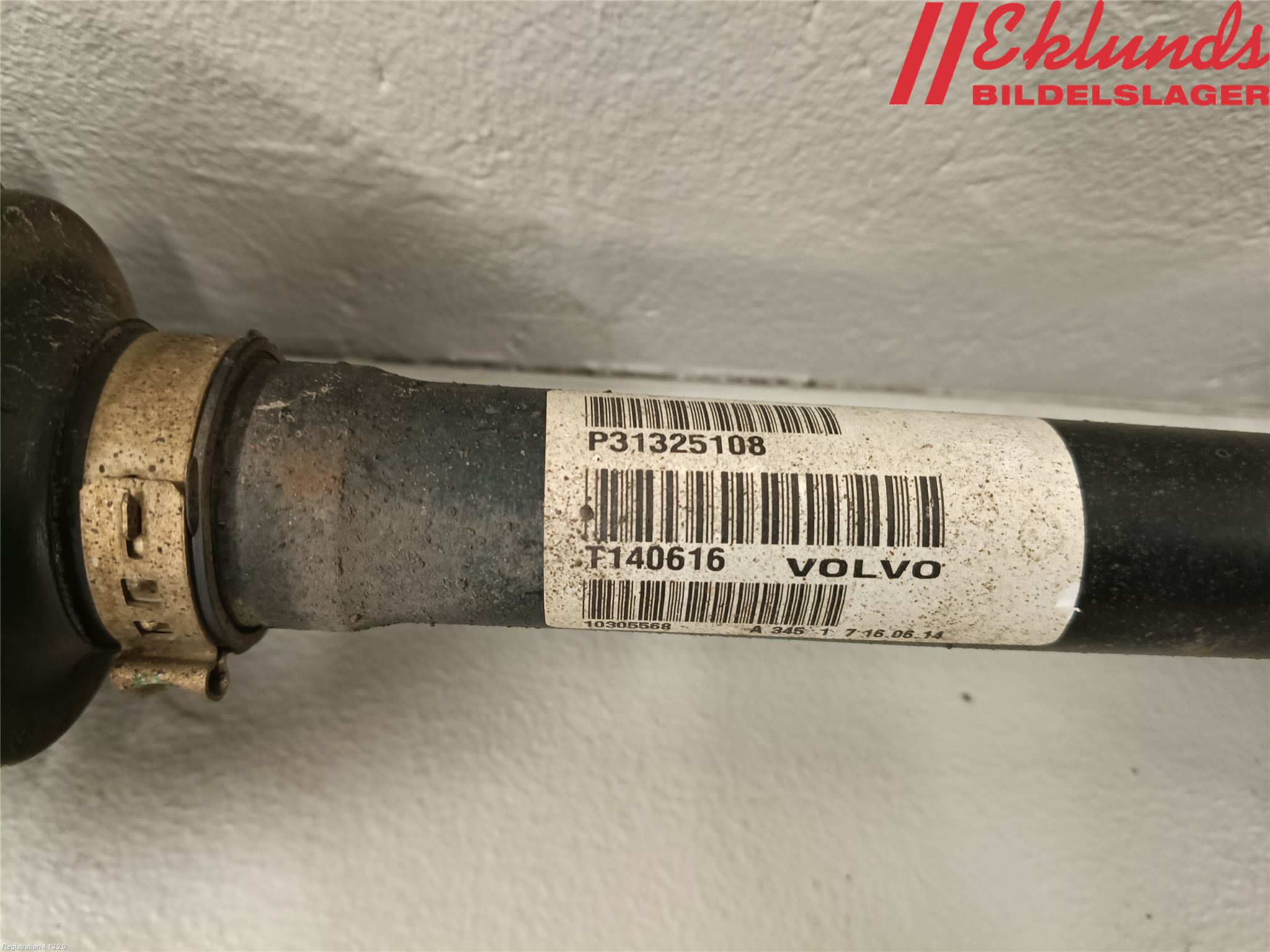 Volvo S80 07-13 Drivaxel Fram Vänster