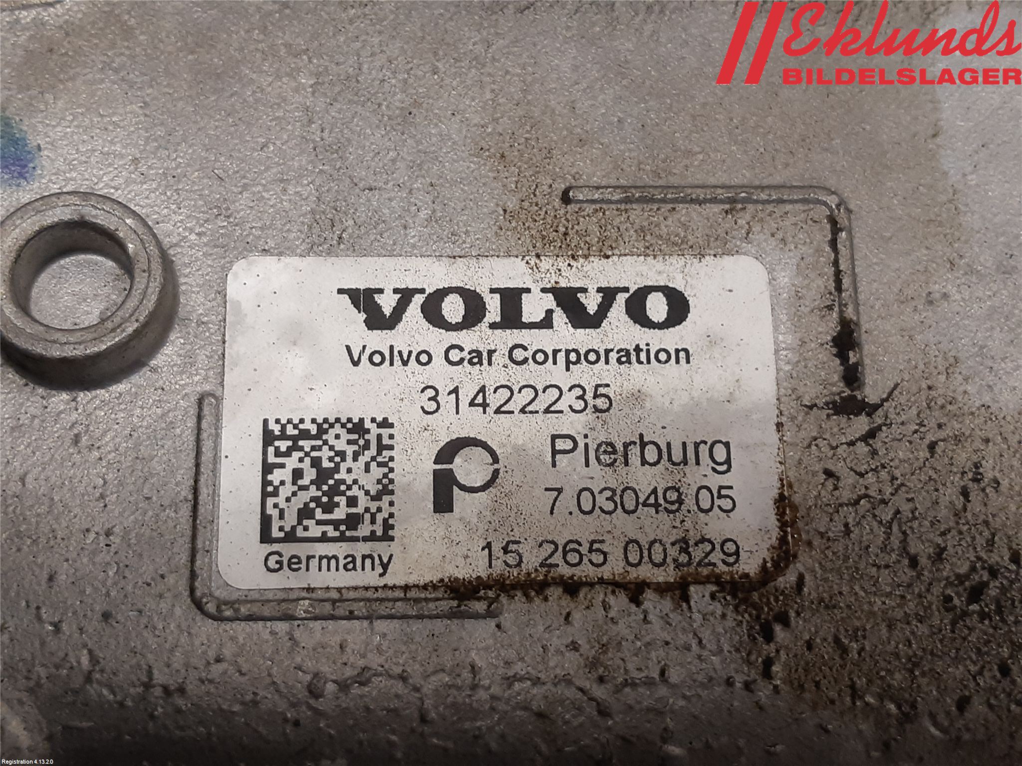 Volvo XC60 14-17 Egr Ventil