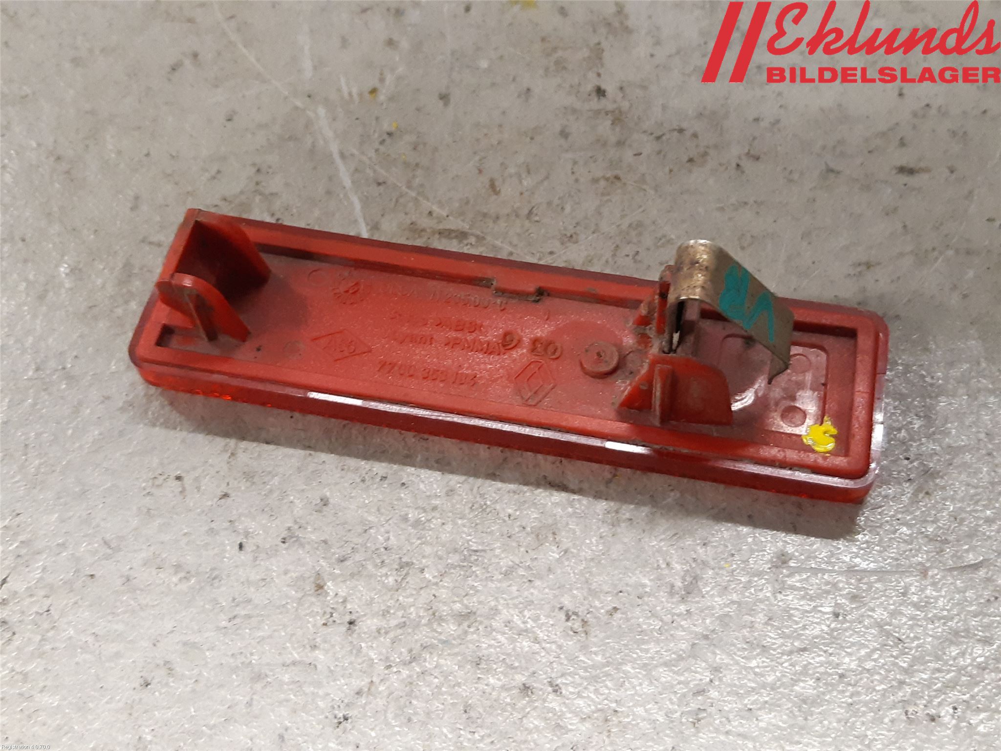 Opel VIVARO 01-14 Dimljus/Reflex Bak