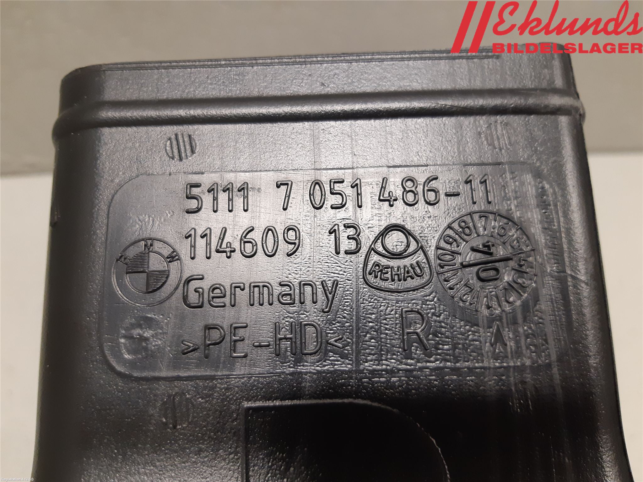 BMW 6 E63/64    02-10 Deflektor Plåt-Plast Kylning