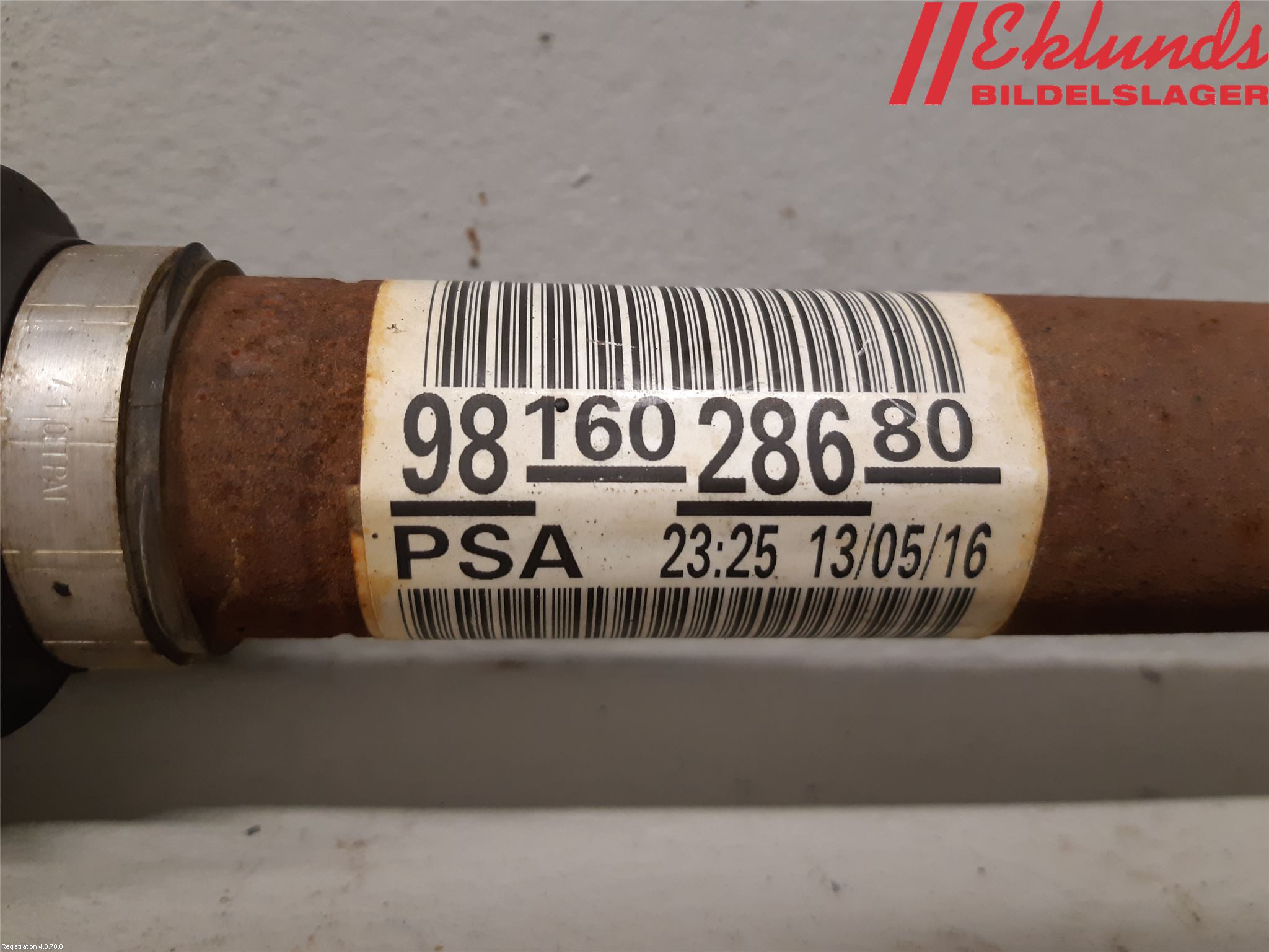 Citroen C3 10-17 Drivaxel Fram Höger