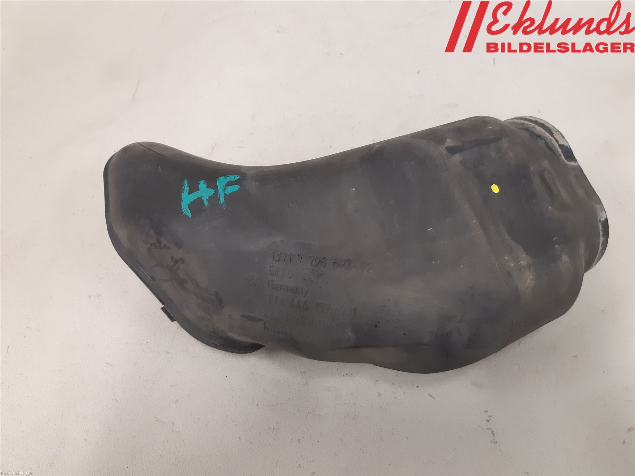 BMW 5 E60/61 Sed/Tou 02-10 Förg-Bälg-Rör Mot Luftr