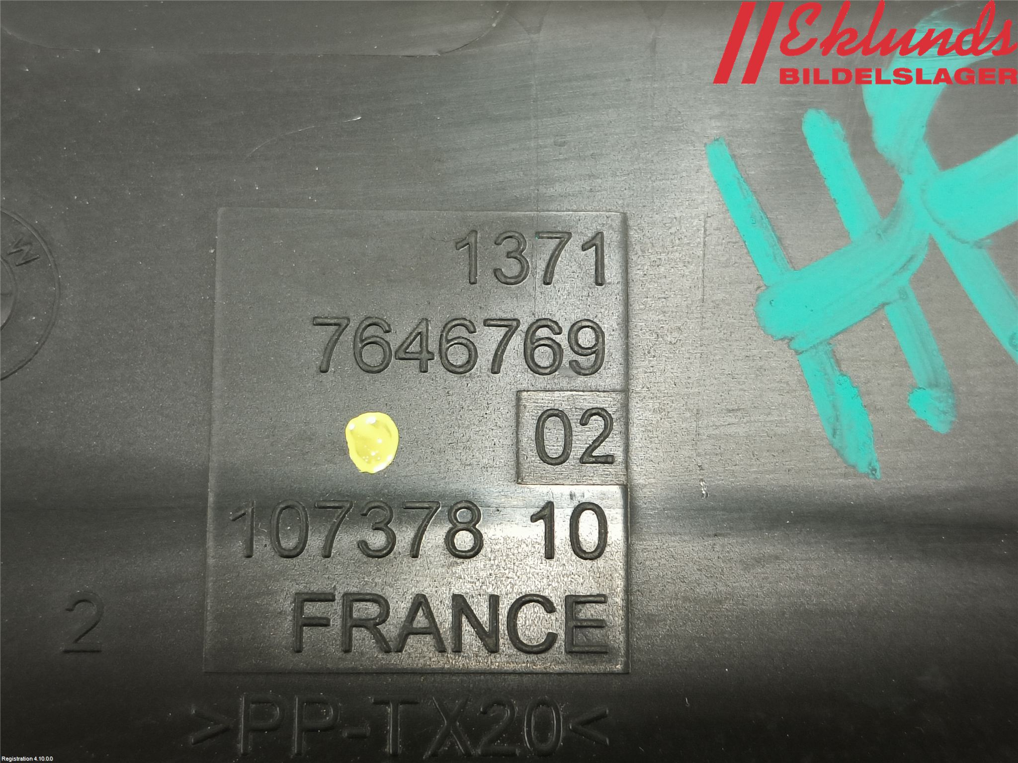 BMW 3 F30/F31/F80 12-19 Deflektor Plåt-Plast Kylning