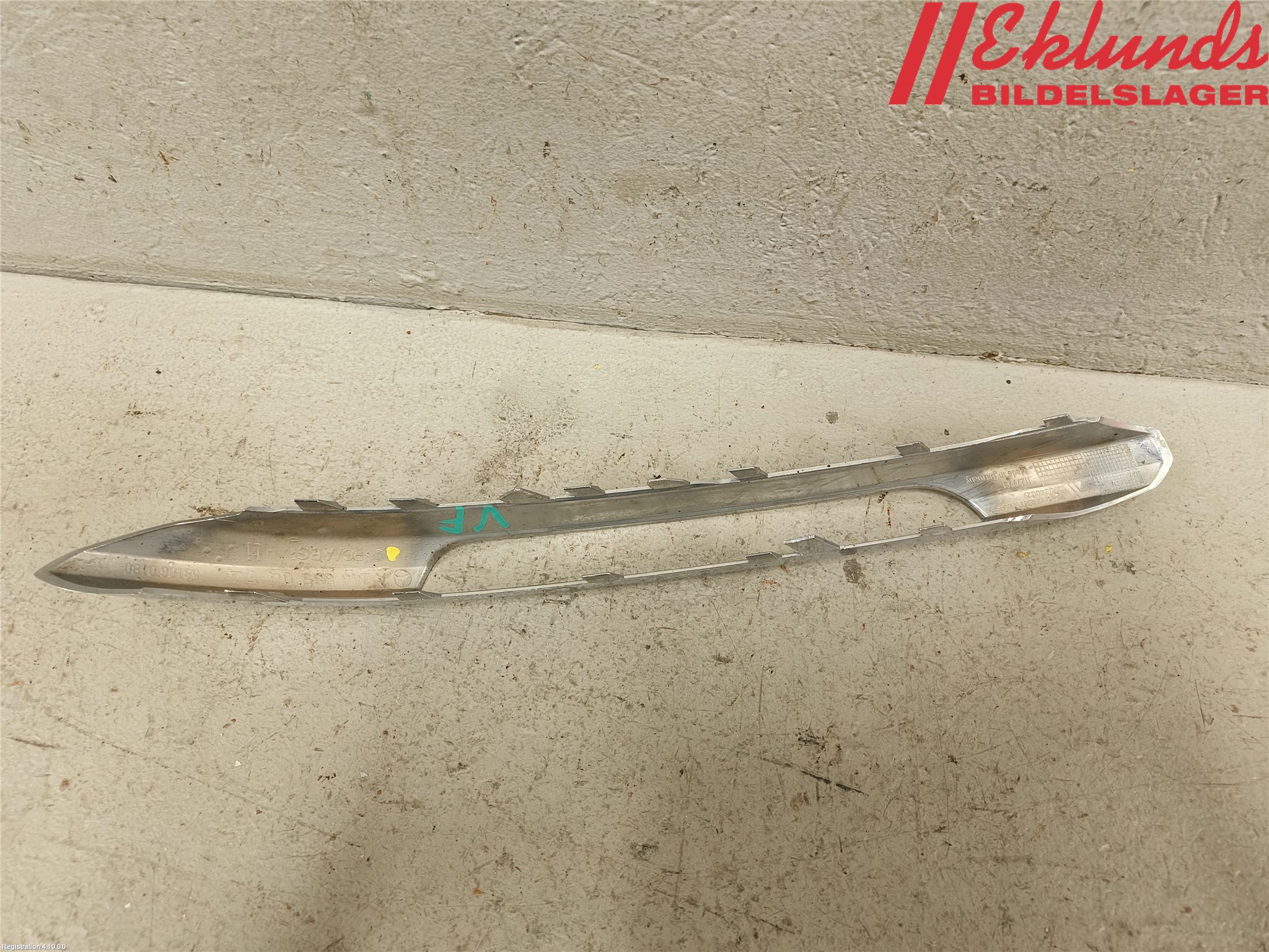 Mercedes-Benz MB B-KLASS (W246/W242) 12-19 Stötfångarlist Fram