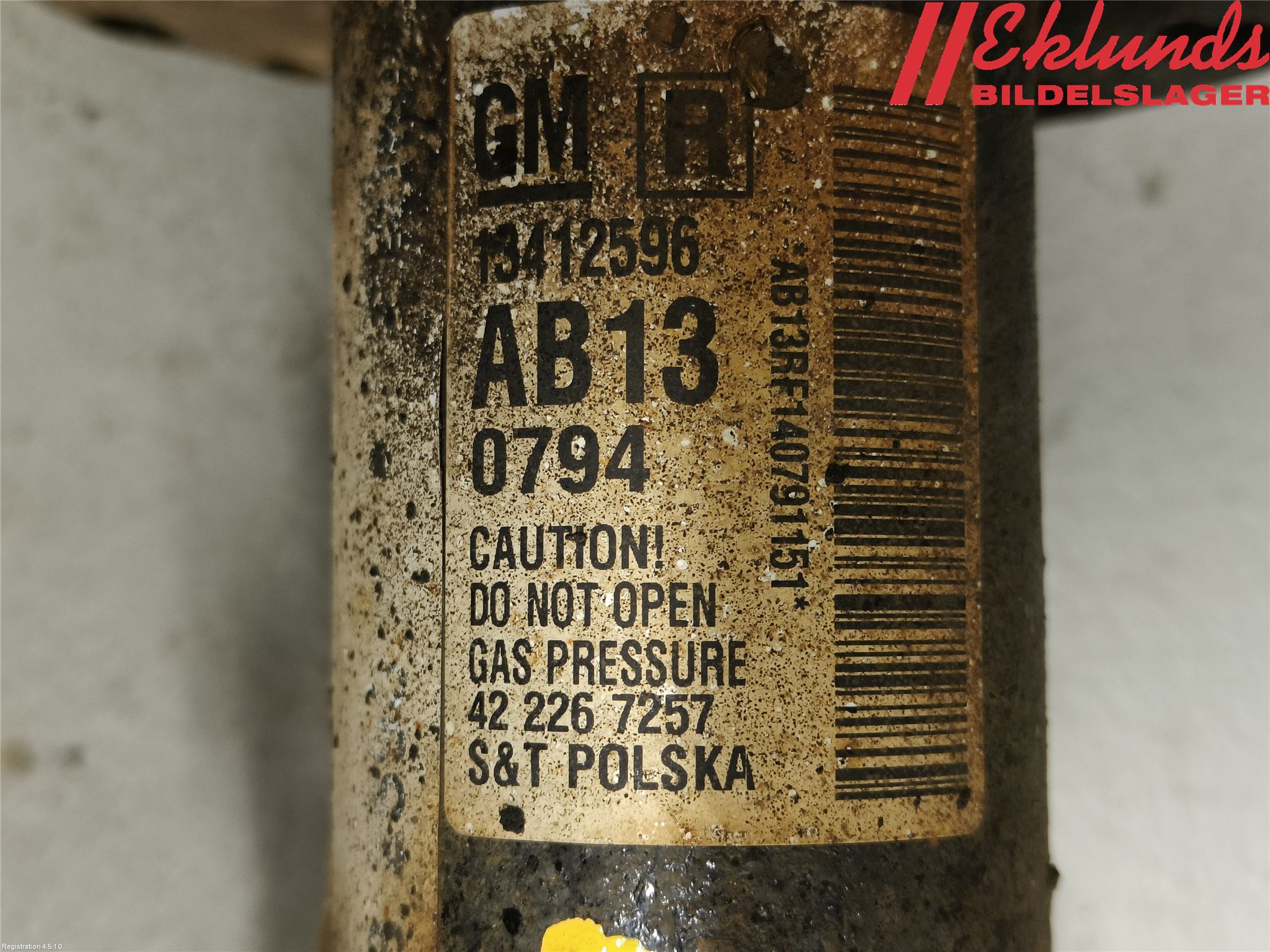 Opel ASTRA J 10-15 Fjäderben Fram Höger