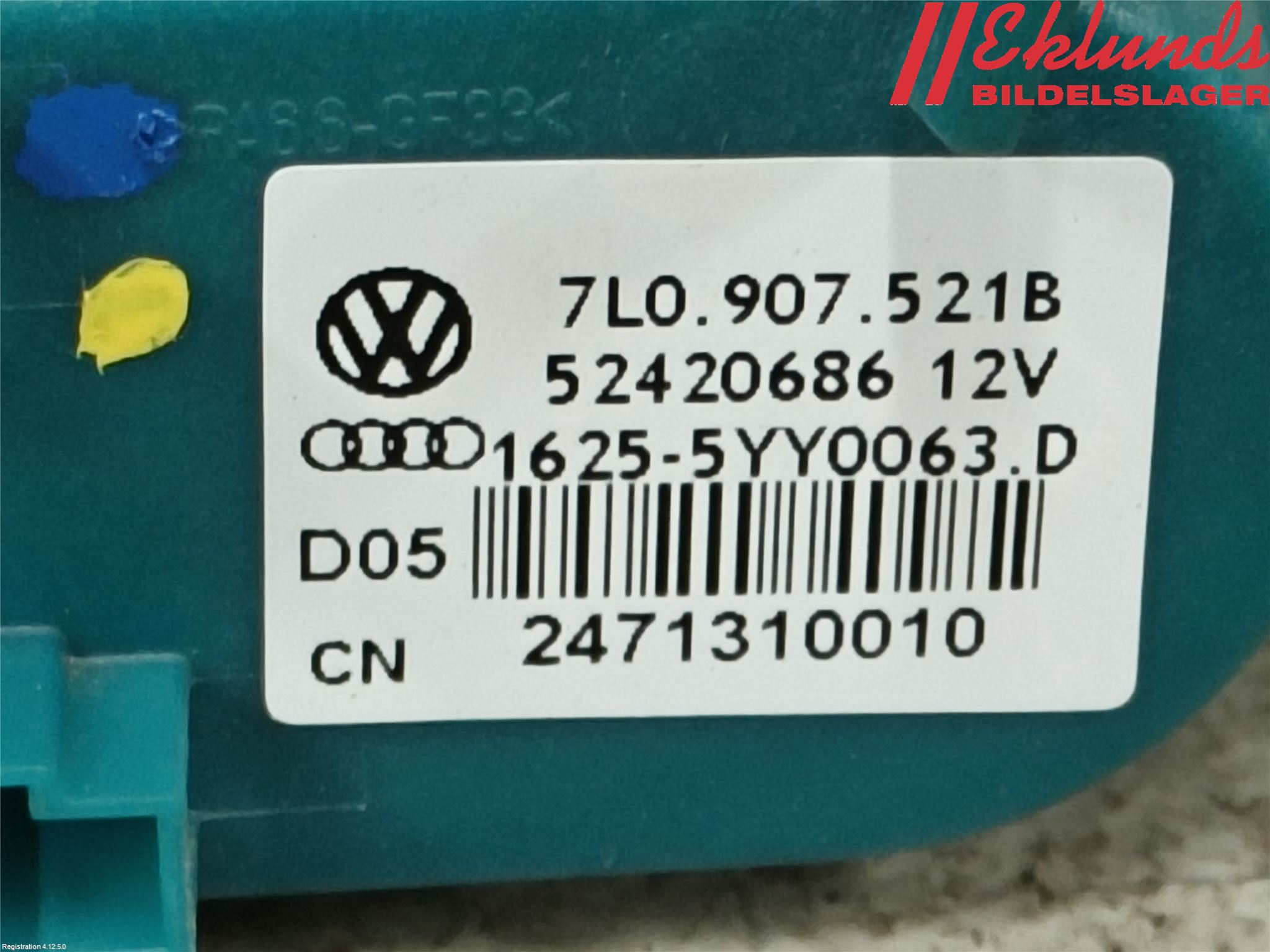 Volkswagen VW AMAROK 2H 10-22 Värmefläktsmotstånd